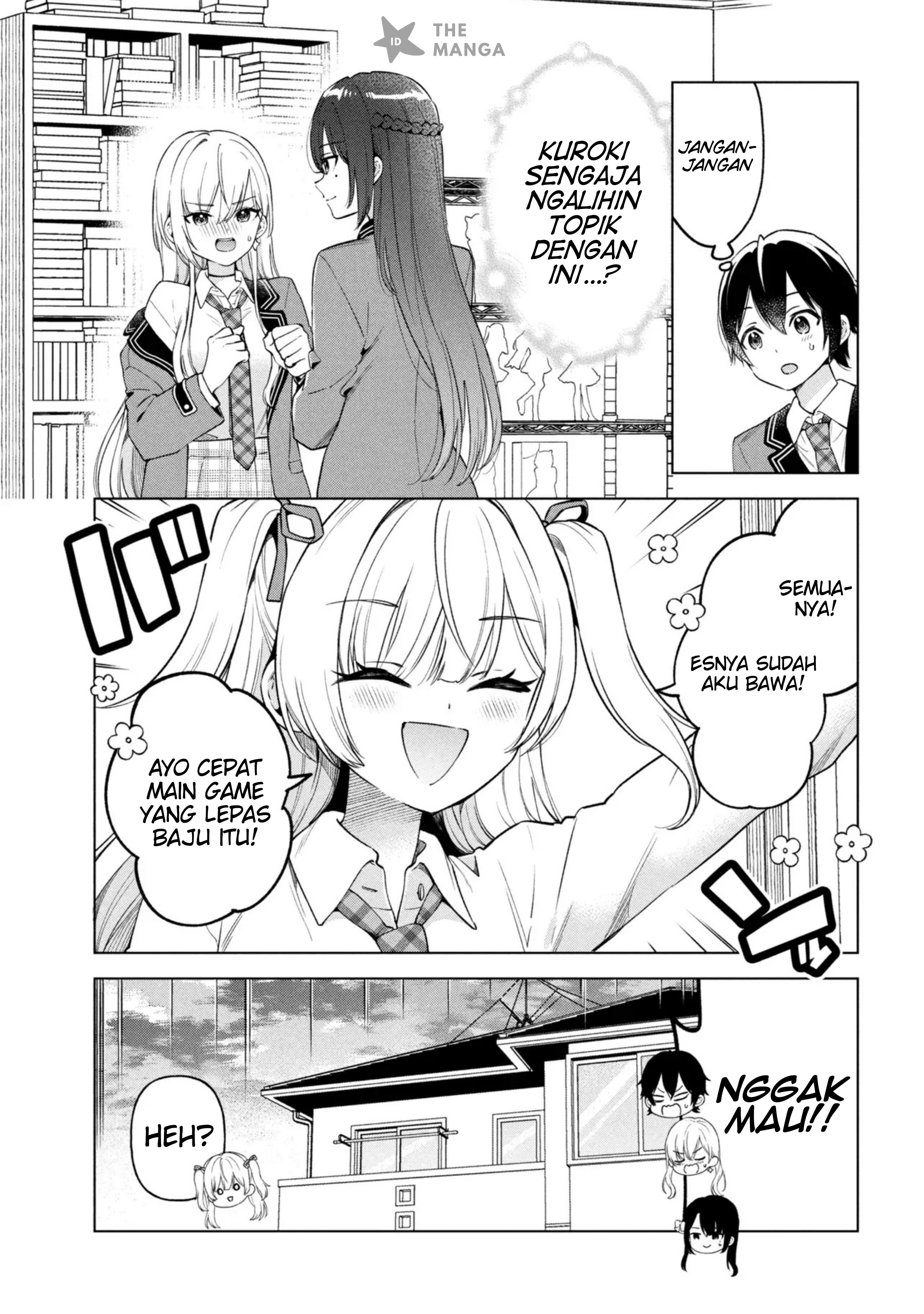 Inkya no Ore ga Sekigae de S-kyuu Bishoujo ni Kakomaretara Himitsu no Kankei ga Hajimatta. Chapter 10 - halaman 17
