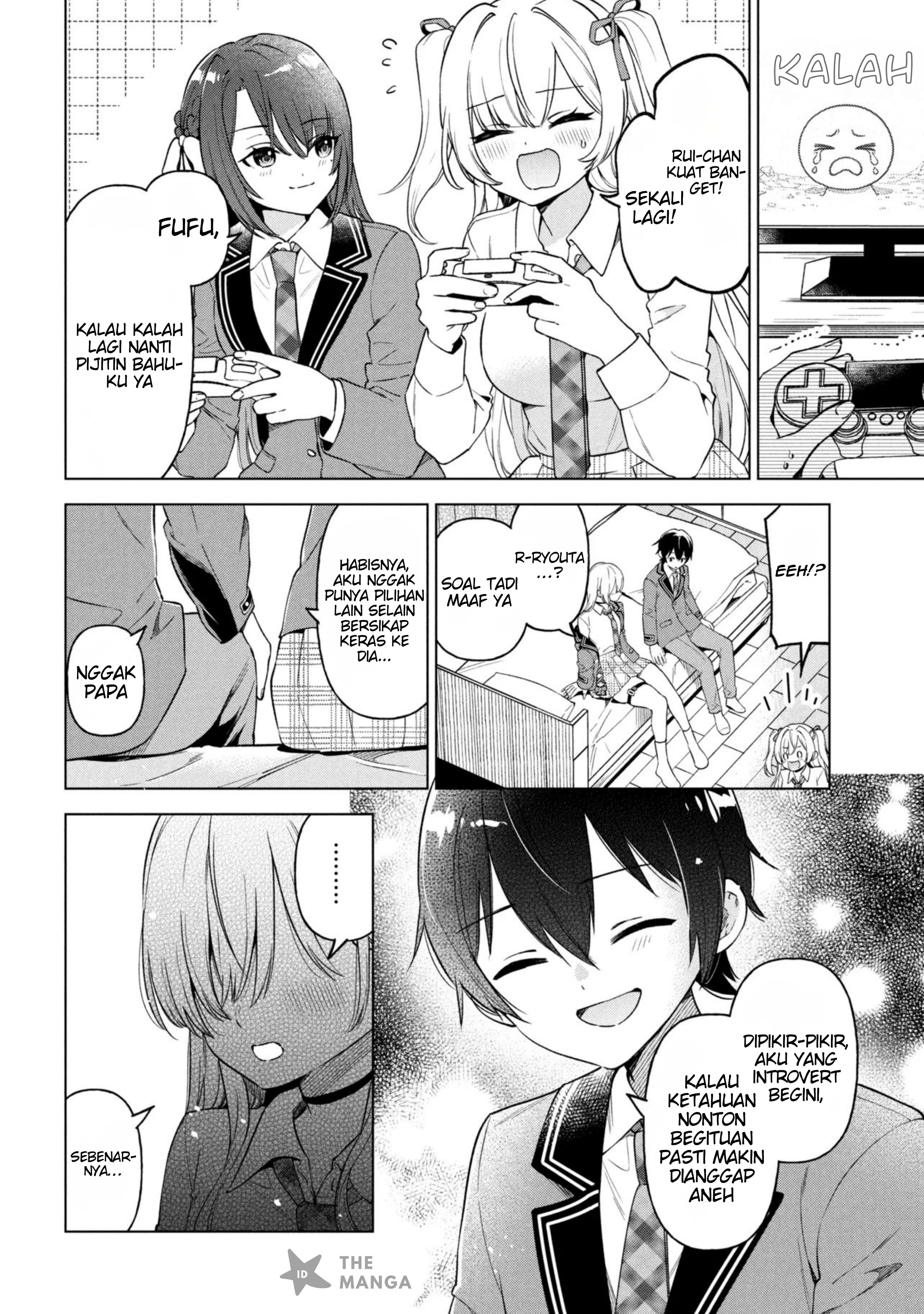 Inkya no Ore ga Sekigae de S-kyuu Bishoujo ni Kakomaretara Himitsu no Kankei ga Hajimatta. Chapter 10 - halaman 18