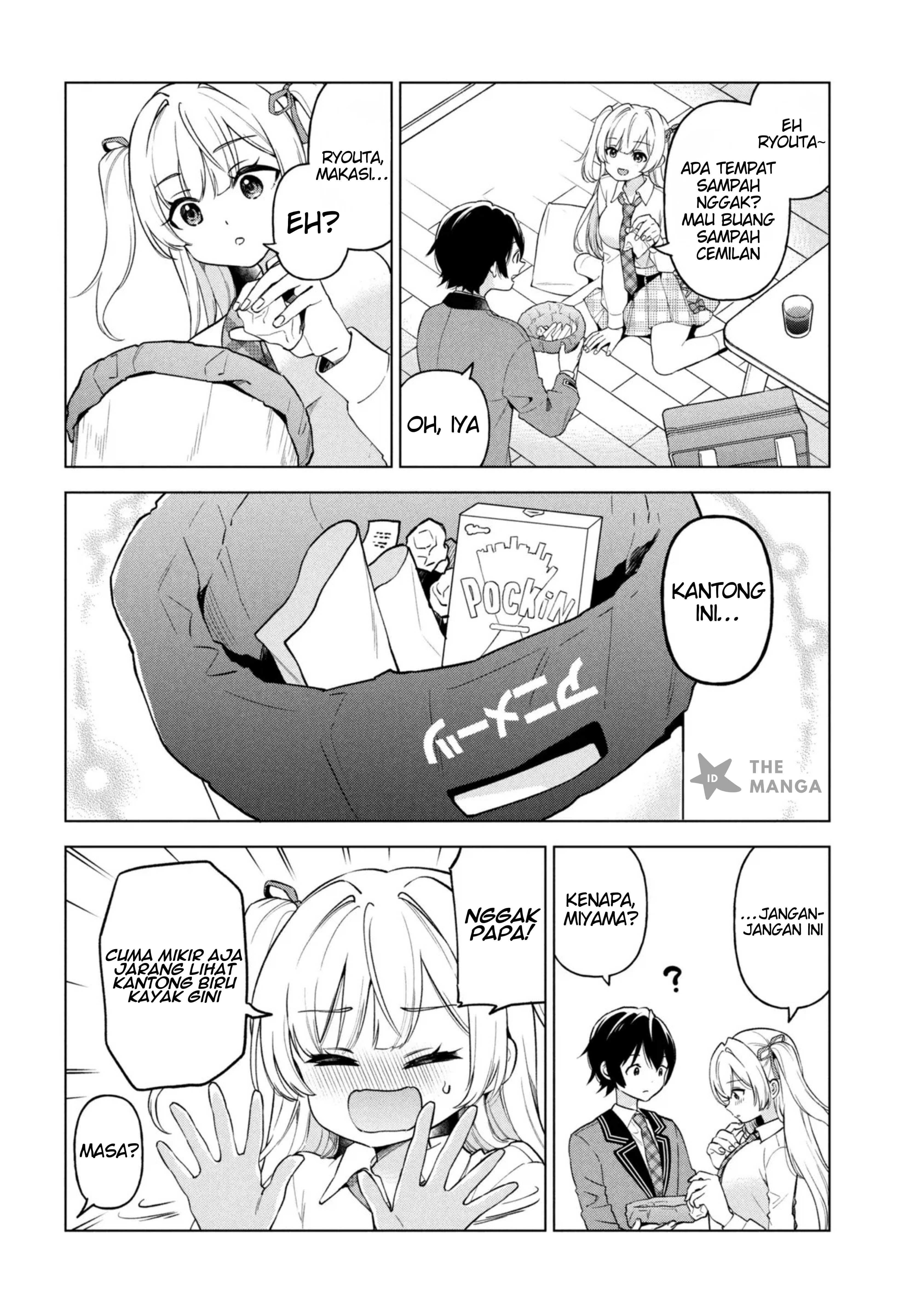 Inkya no Ore ga Sekigae de S-kyuu Bishoujo ni Kakomaretara Himitsu no Kankei ga Hajimatta. Chapter 10 - halaman 24