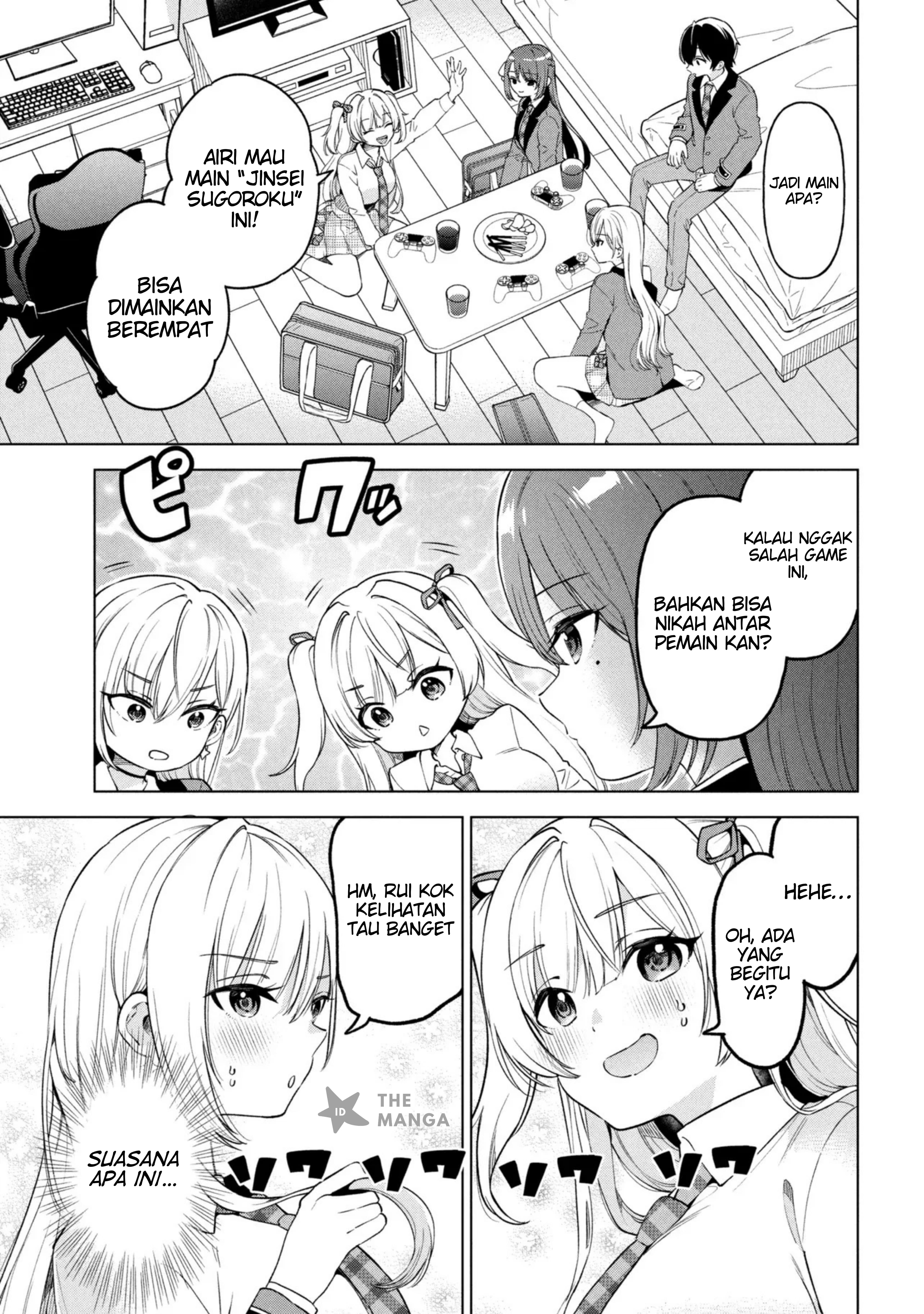 Inkya no Ore ga Sekigae de S-kyuu Bishoujo ni Kakomaretara Himitsu no Kankei ga Hajimatta. Chapter 10 - halaman 25