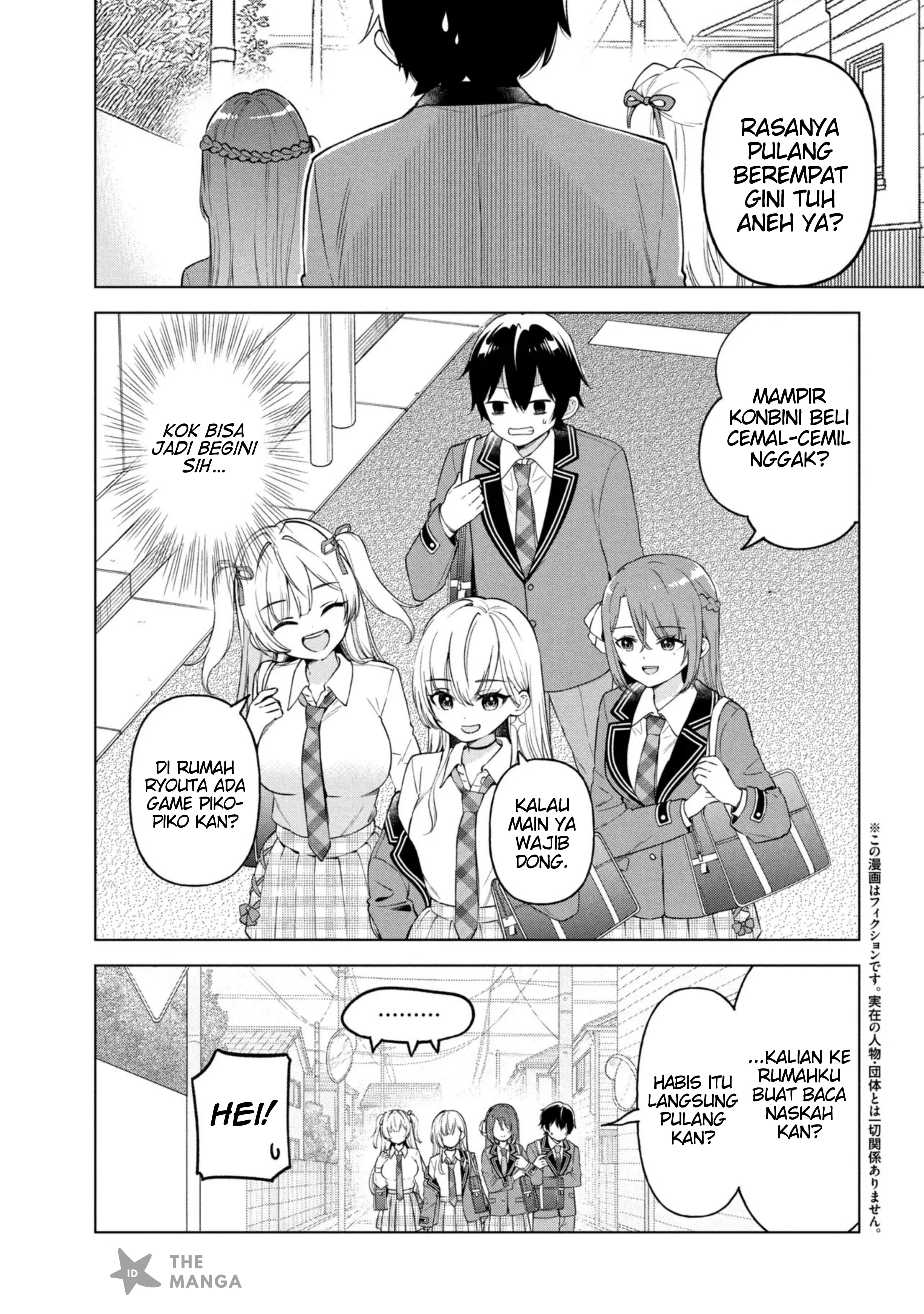 Inkya no Ore ga Sekigae de S-kyuu Bishoujo ni Kakomaretara Himitsu no Kankei ga Hajimatta. Chapter 10 - halaman 3