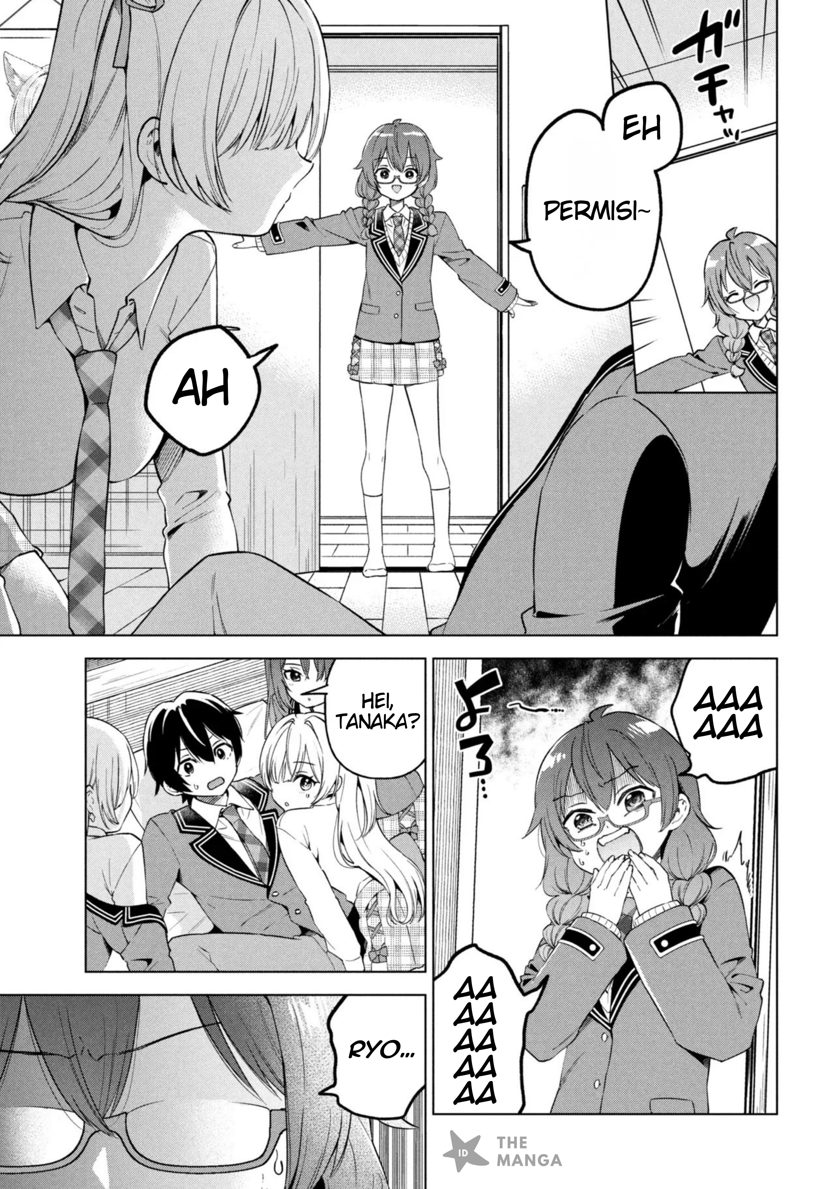 Inkya no Ore ga Sekigae de S-kyuu Bishoujo ni Kakomaretara Himitsu no Kankei ga Hajimatta. Chapter 10 - halaman 35