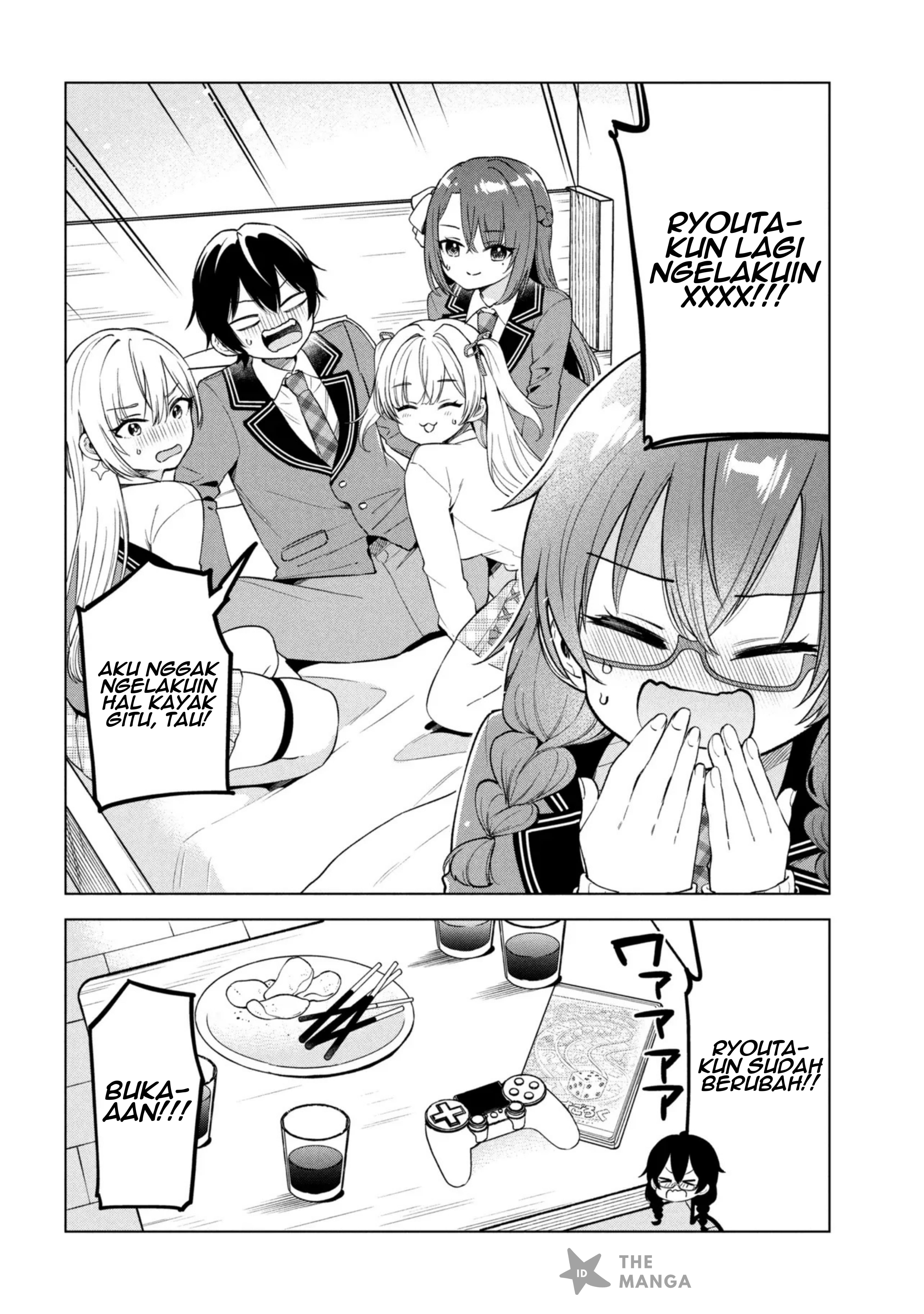 Inkya no Ore ga Sekigae de S-kyuu Bishoujo ni Kakomaretara Himitsu no Kankei ga Hajimatta. Chapter 10 - halaman 36