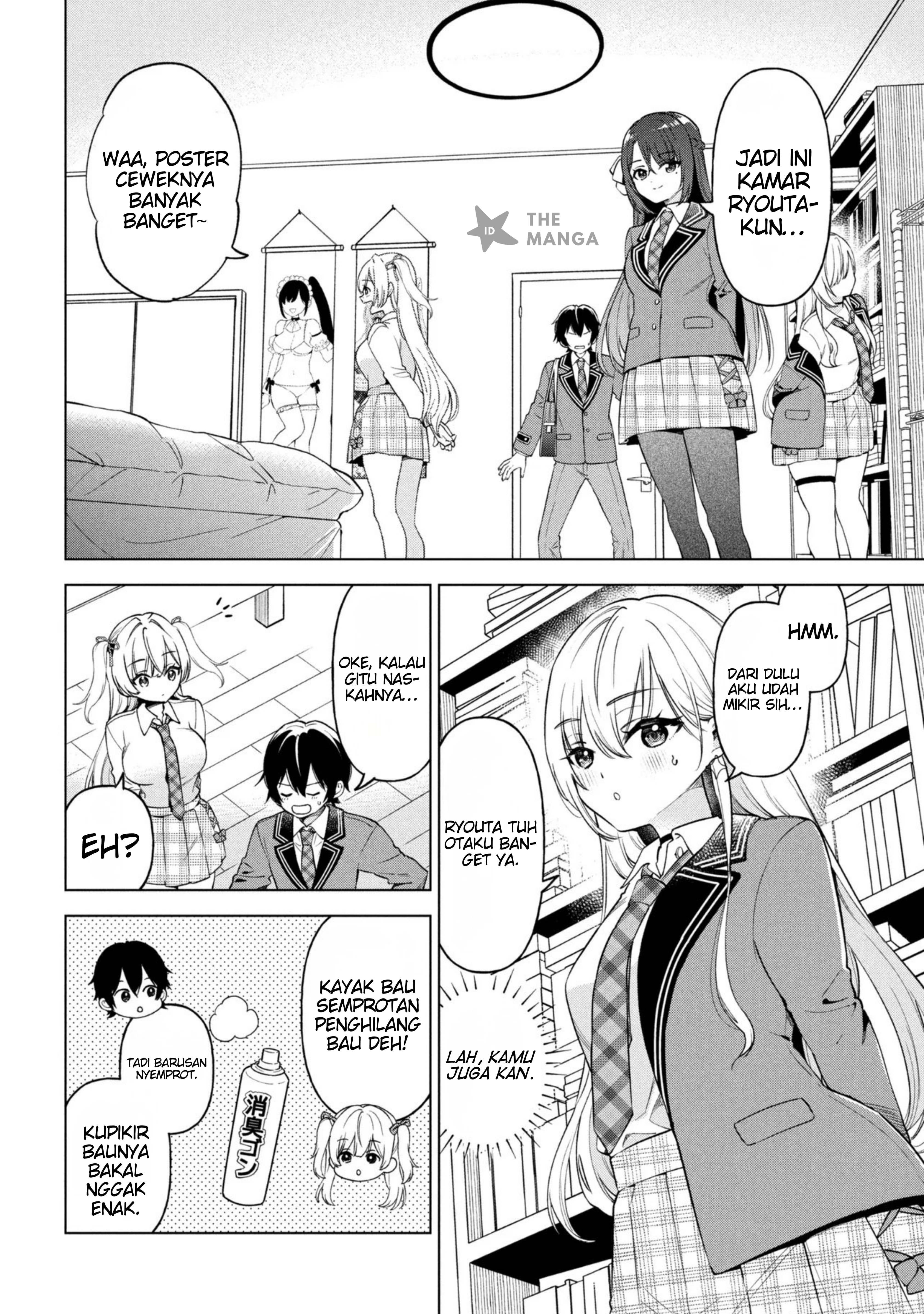 Inkya no Ore ga Sekigae de S-kyuu Bishoujo ni Kakomaretara Himitsu no Kankei ga Hajimatta. Chapter 10 - halaman 6
