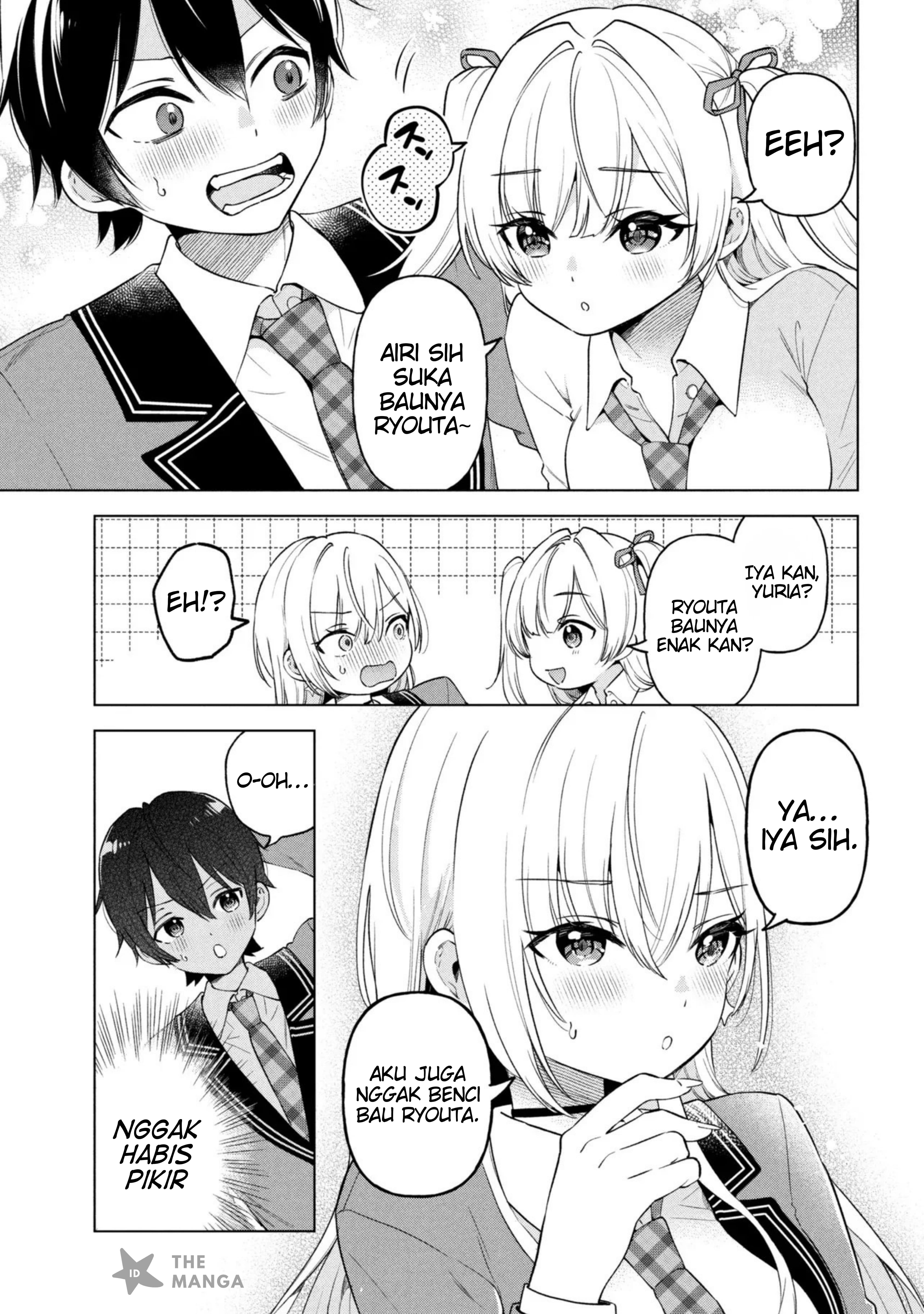 Inkya no Ore ga Sekigae de S-kyuu Bishoujo ni Kakomaretara Himitsu no Kankei ga Hajimatta. Chapter 10 - halaman 7