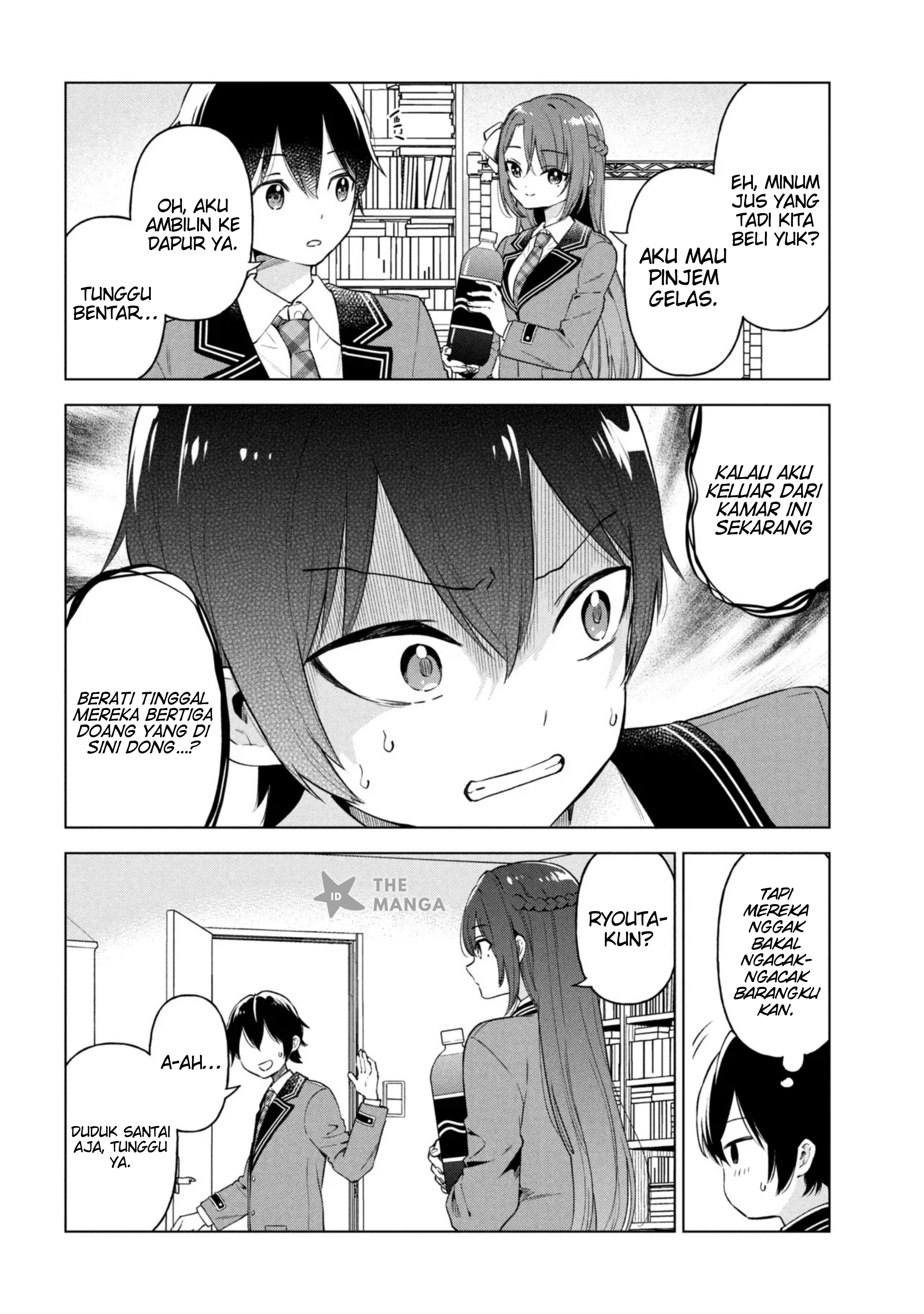 Inkya no Ore ga Sekigae de S-kyuu Bishoujo ni Kakomaretara Himitsu no Kankei ga Hajimatta. Chapter 10 - halaman 8