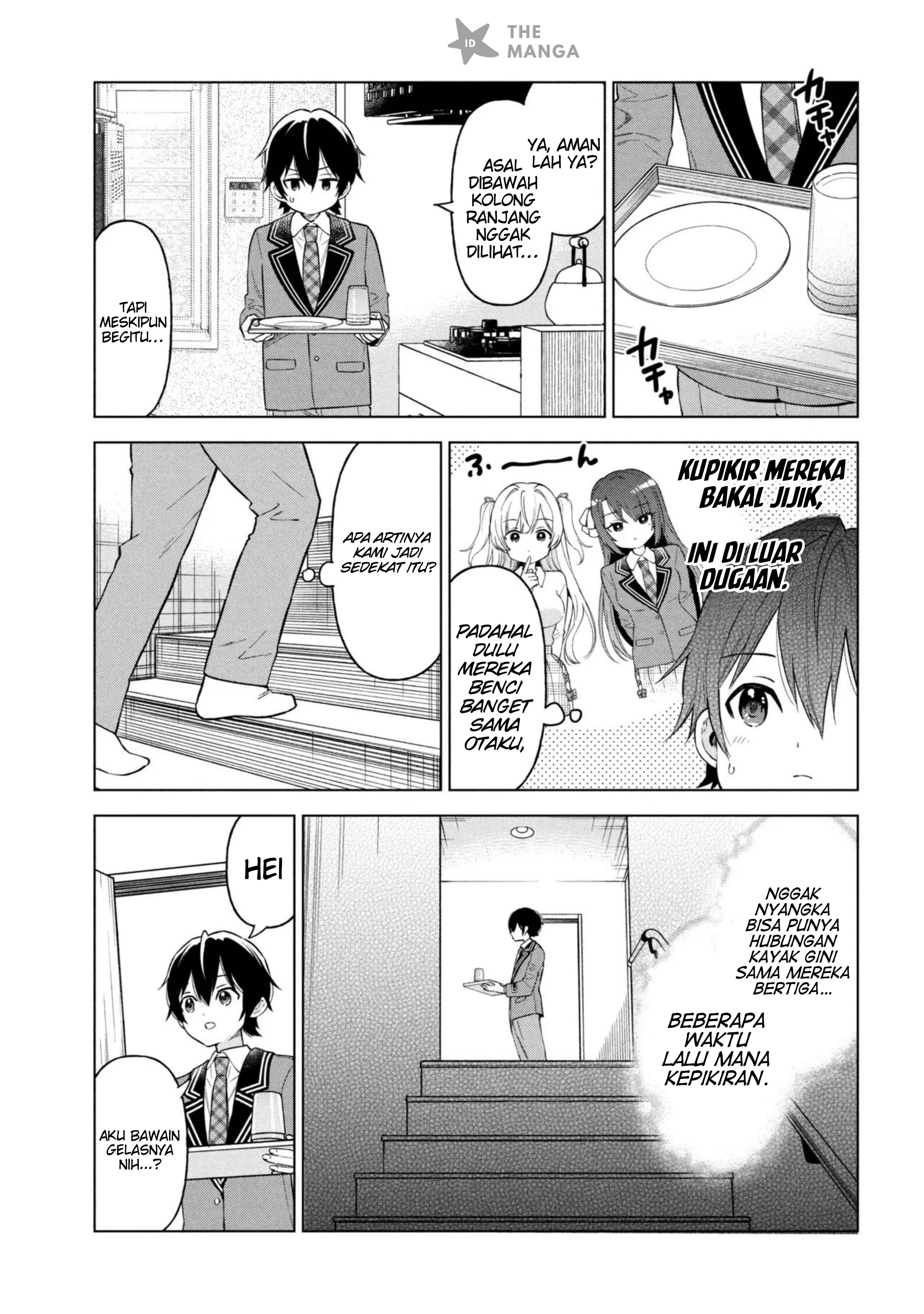 Inkya no Ore ga Sekigae de S-kyuu Bishoujo ni Kakomaretara Himitsu no Kankei ga Hajimatta. Chapter 10 - halaman 9