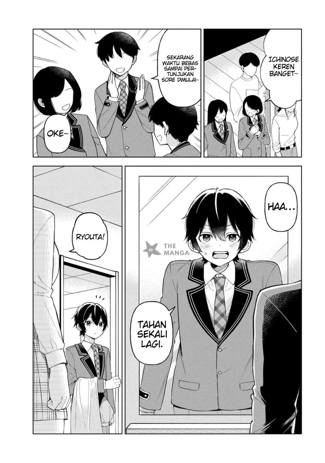 Inkya no Ore ga Sekigae de S-kyuu Bishoujo ni Kakomaretara Himitsu no Kankei ga Hajimatta. Chapter 12 - halaman 16