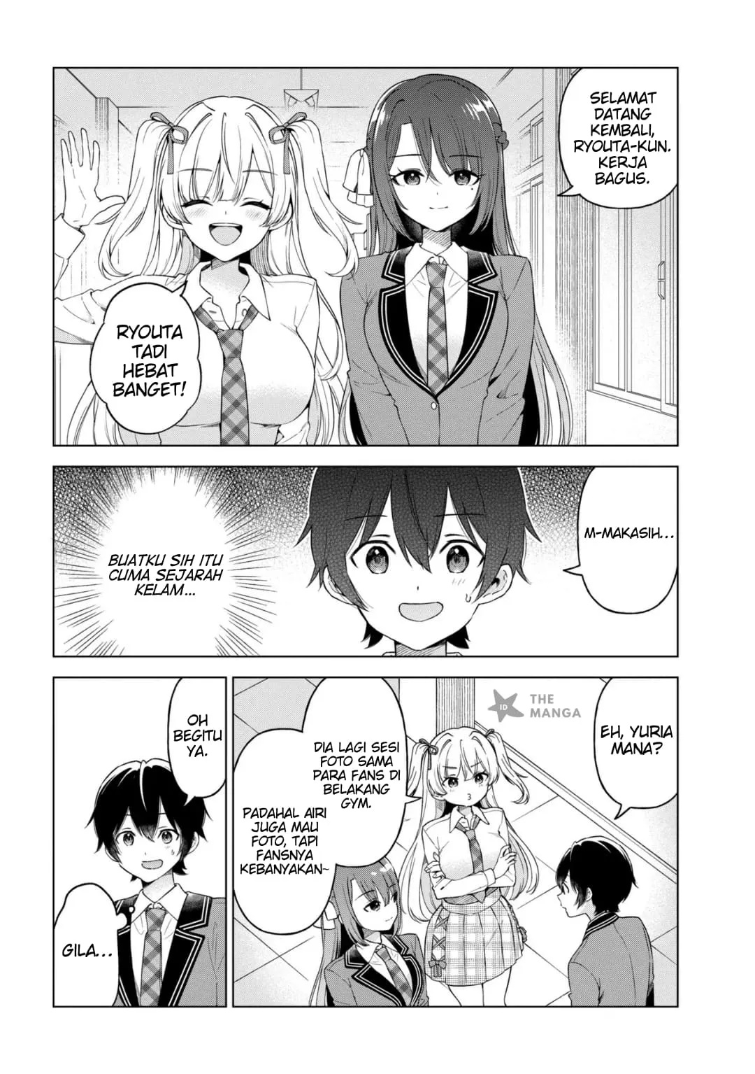 Inkya no Ore ga Sekigae de S-kyuu Bishoujo ni Kakomaretara Himitsu no Kankei ga Hajimatta. Chapter 12 - halaman 17