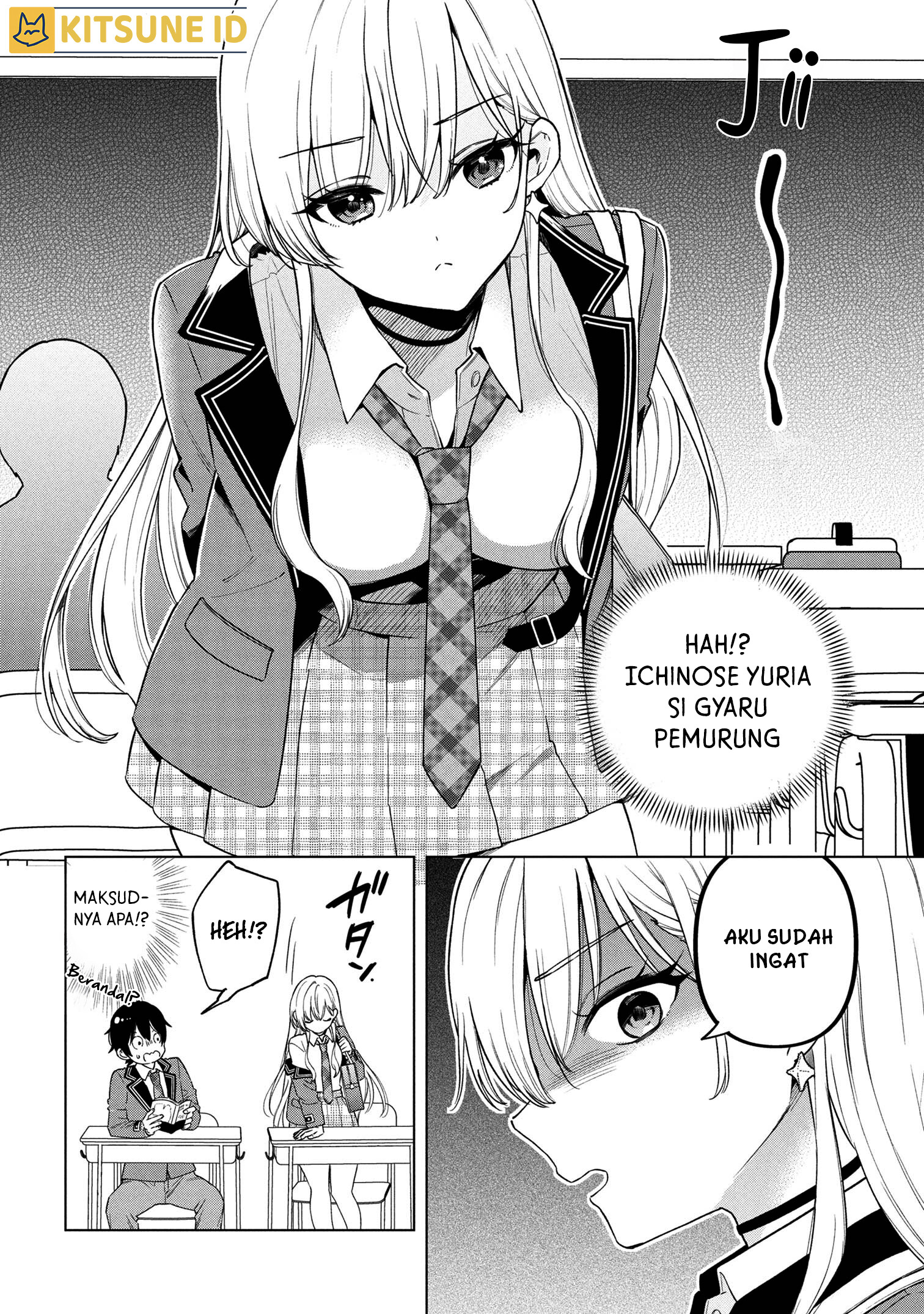 Inkya no Ore ga Sekigae de S-kyuu Bishoujo ni Kakomaretara Himitsu no Kankei ga Hajimatta. Chapter 2 - halaman 3