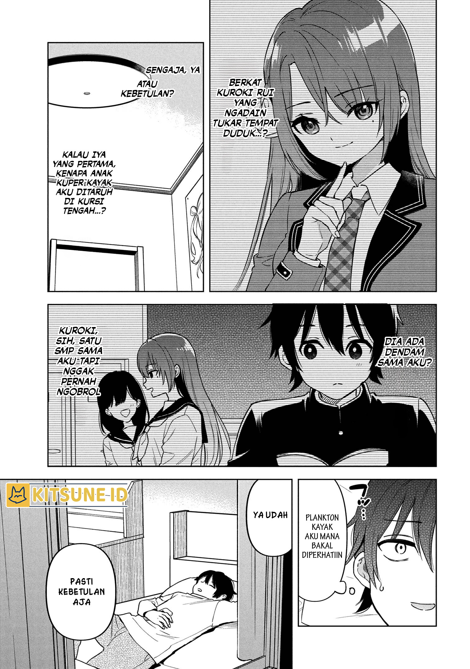 Inkya no Ore ga Sekigae de S-kyuu Bishoujo ni Kakomaretara Himitsu no Kankei ga Hajimatta. Chapter 2 - halaman 34