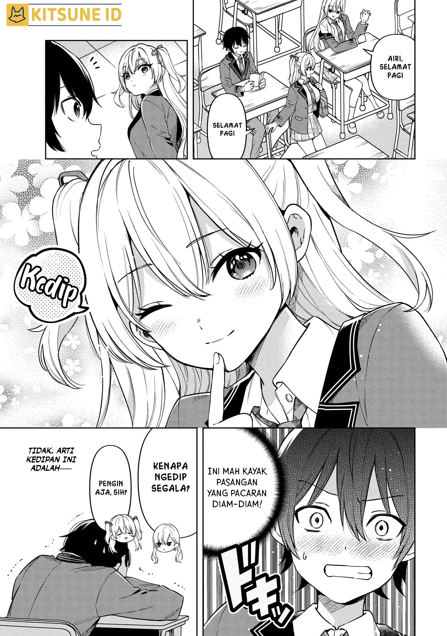 Inkya no Ore ga Sekigae de S-kyuu Bishoujo ni Kakomaretara Himitsu no Kankei ga Hajimatta. Chapter 2 - halaman 4