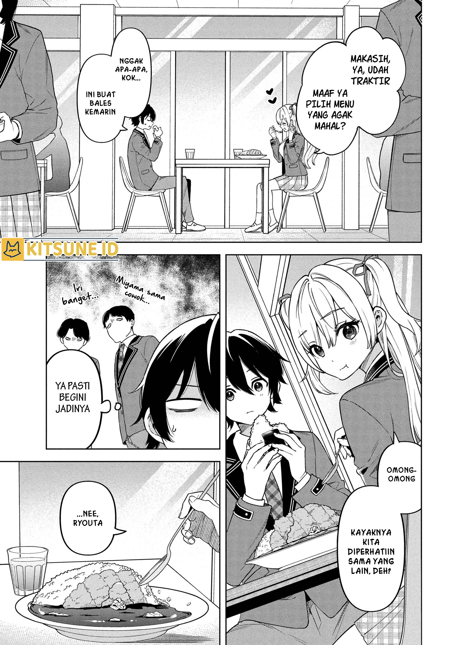 Inkya no Ore ga Sekigae de S-kyuu Bishoujo ni Kakomaretara Himitsu no Kankei ga Hajimatta. Chapter 2 - halaman 6