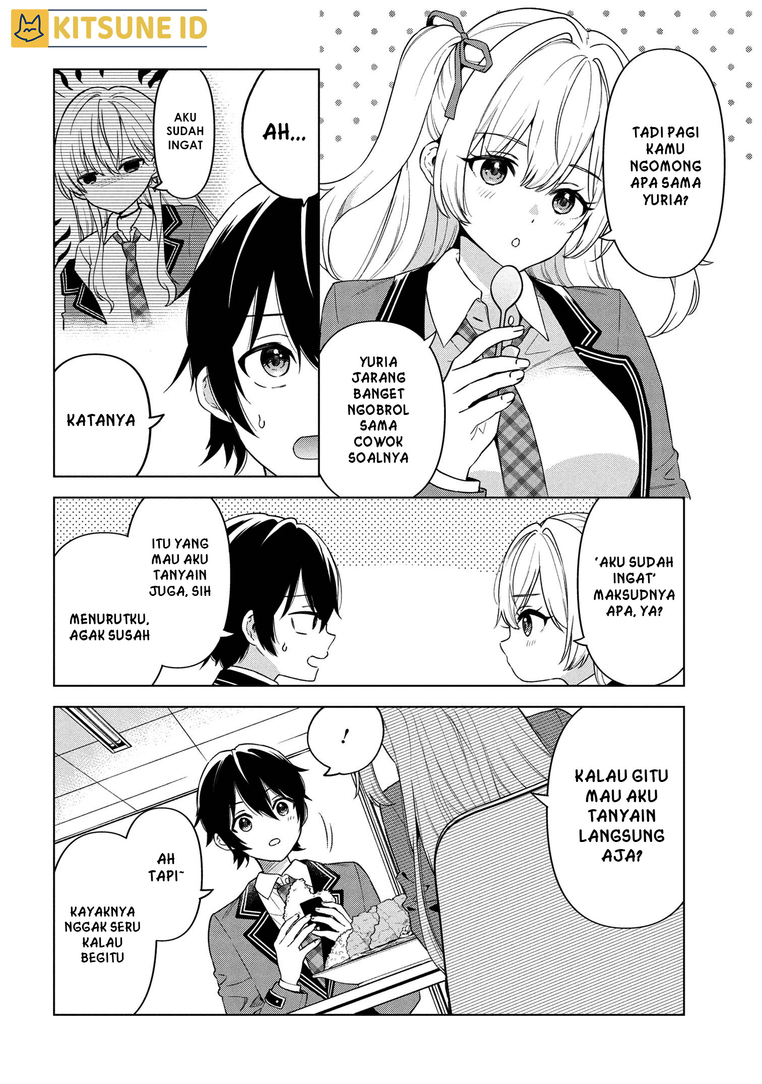 Inkya no Ore ga Sekigae de S-kyuu Bishoujo ni Kakomaretara Himitsu no Kankei ga Hajimatta. Chapter 2 - halaman 7