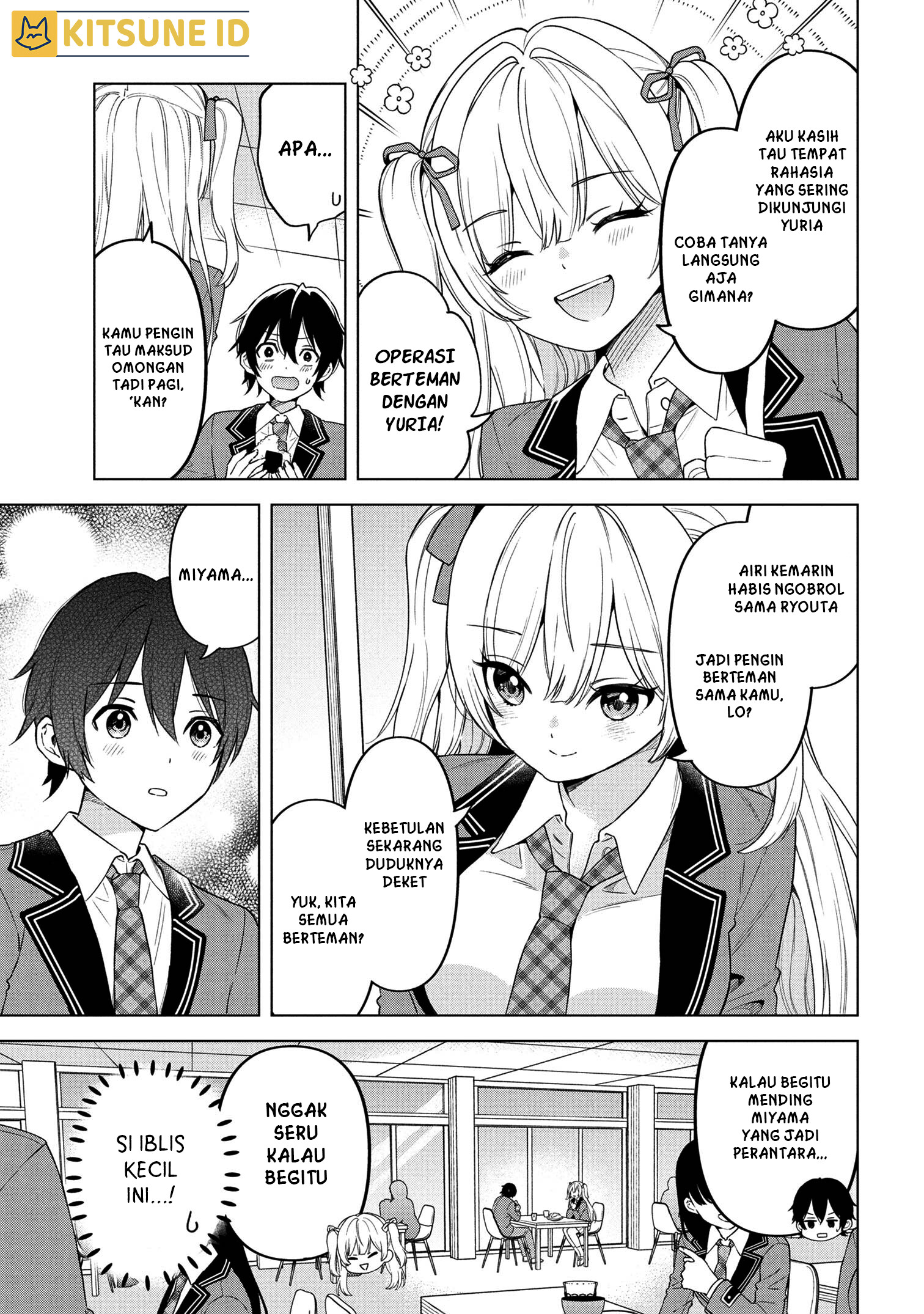 Inkya no Ore ga Sekigae de S-kyuu Bishoujo ni Kakomaretara Himitsu no Kankei ga Hajimatta. Chapter 2 - halaman 8
