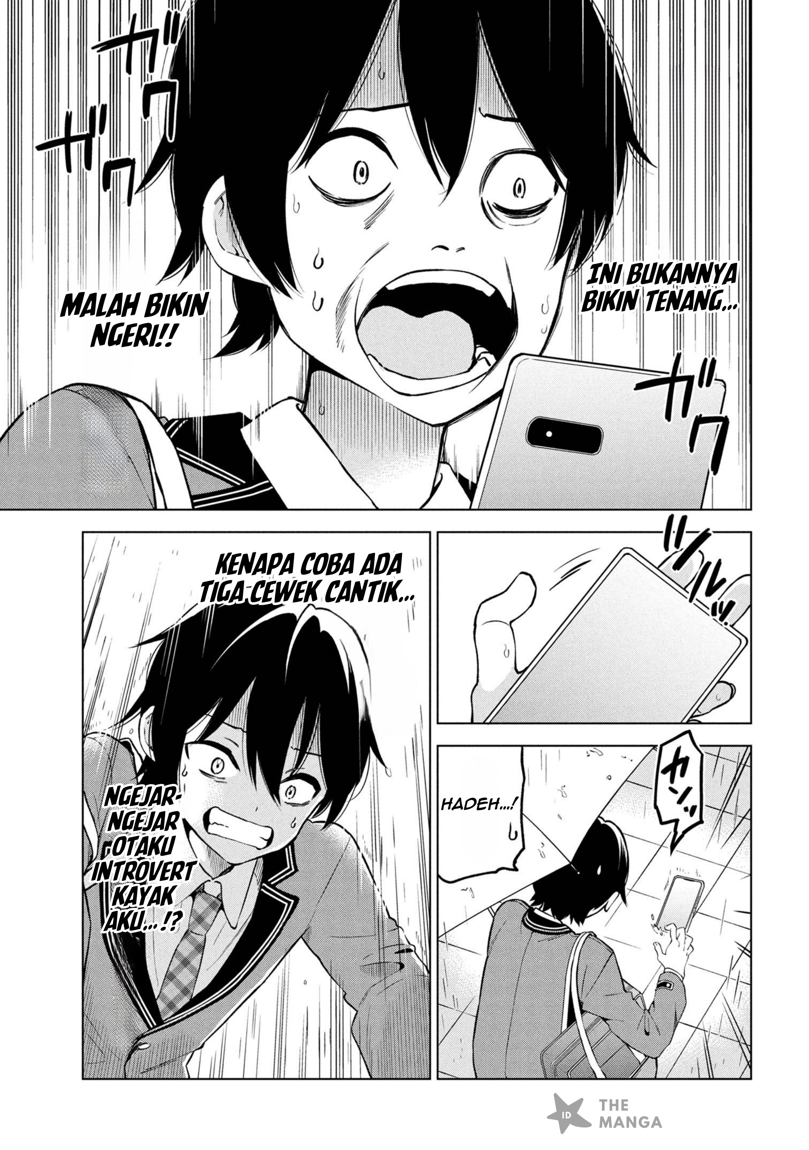 Inkya no Ore ga Sekigae de S-kyuu Bishoujo ni Kakomaretara Himitsu no Kankei ga Hajimatta. Chapter 3 - halaman 32