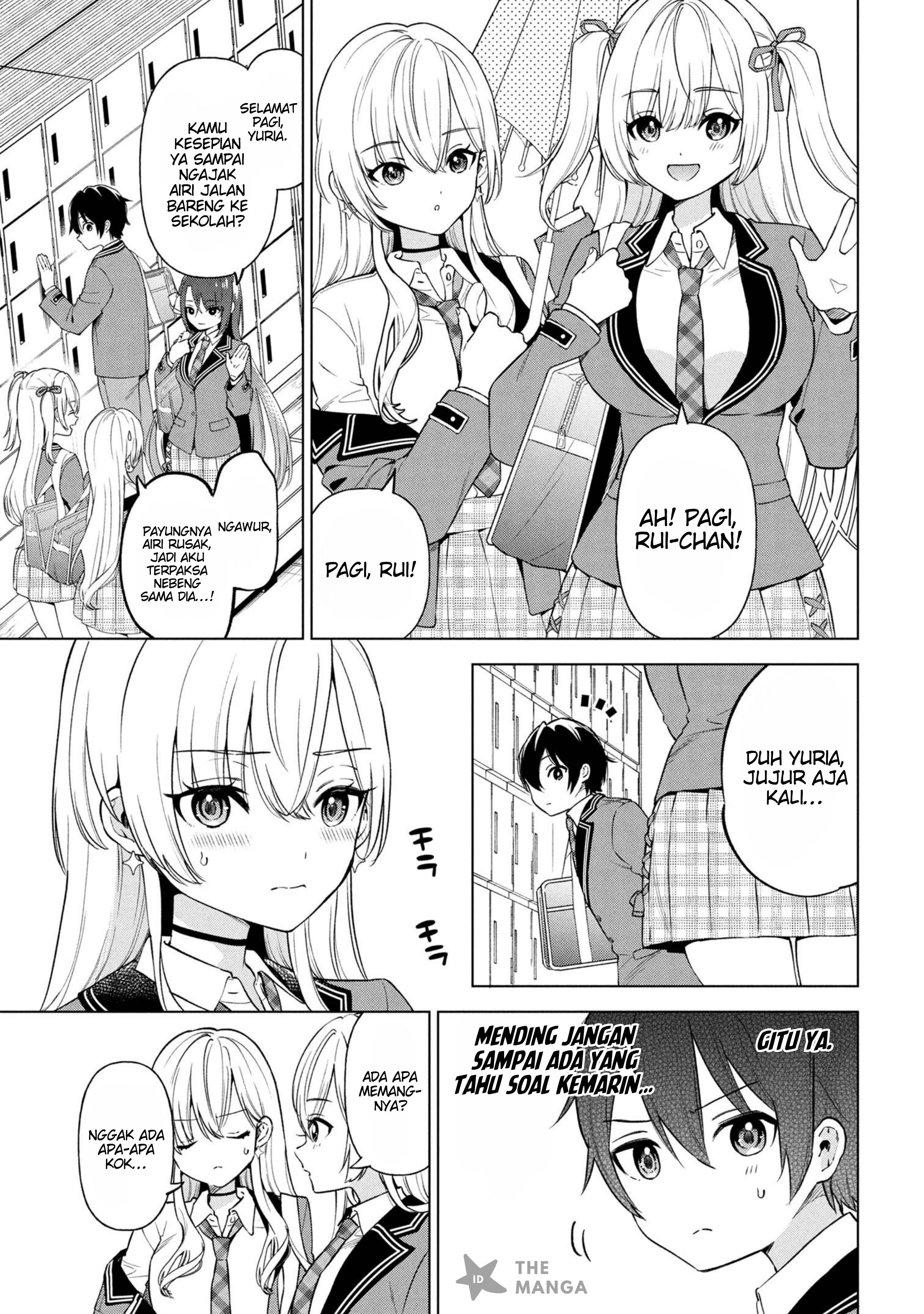 Inkya no Ore ga Sekigae de S-kyuu Bishoujo ni Kakomaretara Himitsu no Kankei ga Hajimatta. Chapter 3 - halaman 4