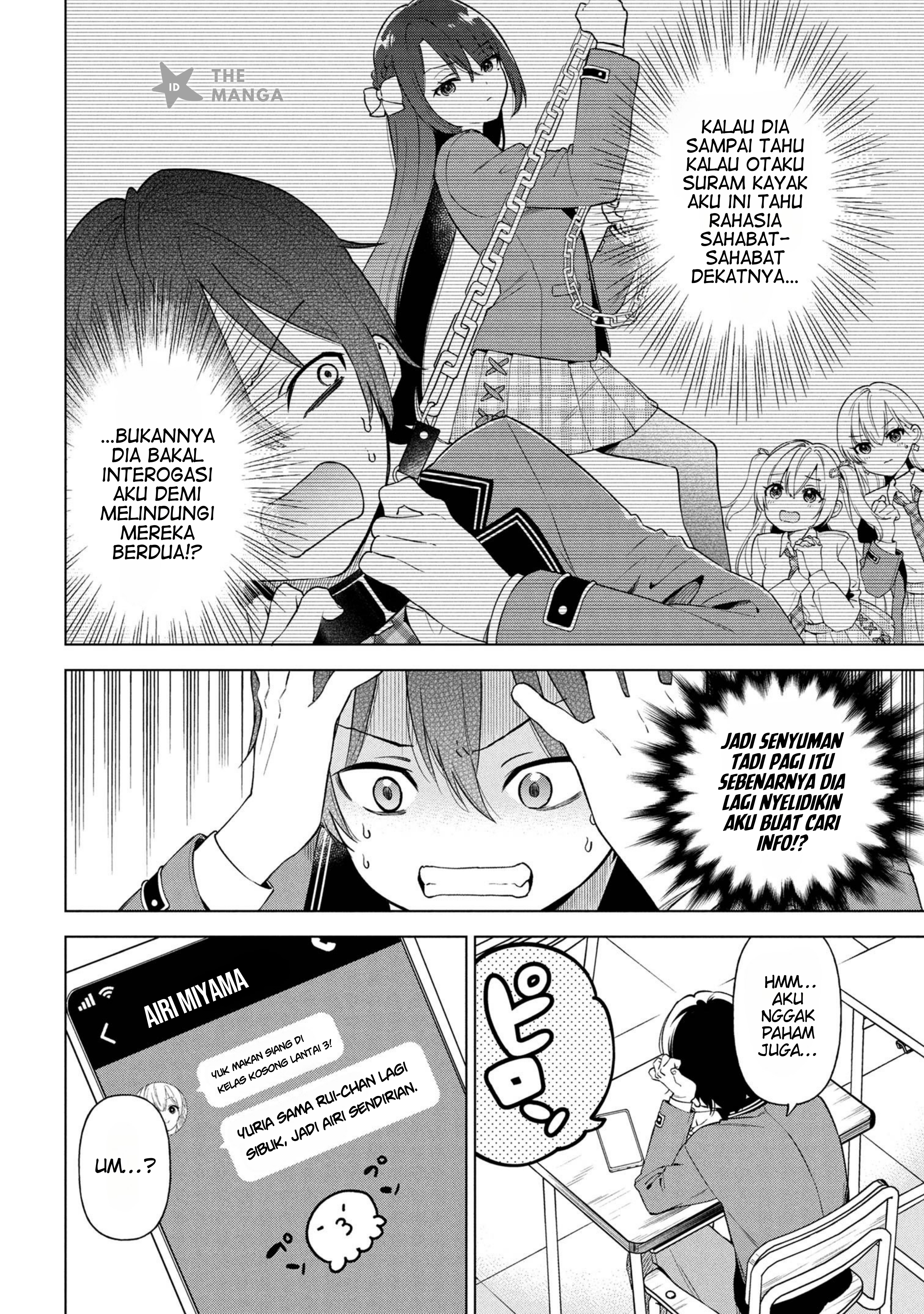 Inkya no Ore ga Sekigae de S-kyuu Bishoujo ni Kakomaretara Himitsu no Kankei ga Hajimatta. Chapter 3 - halaman 7