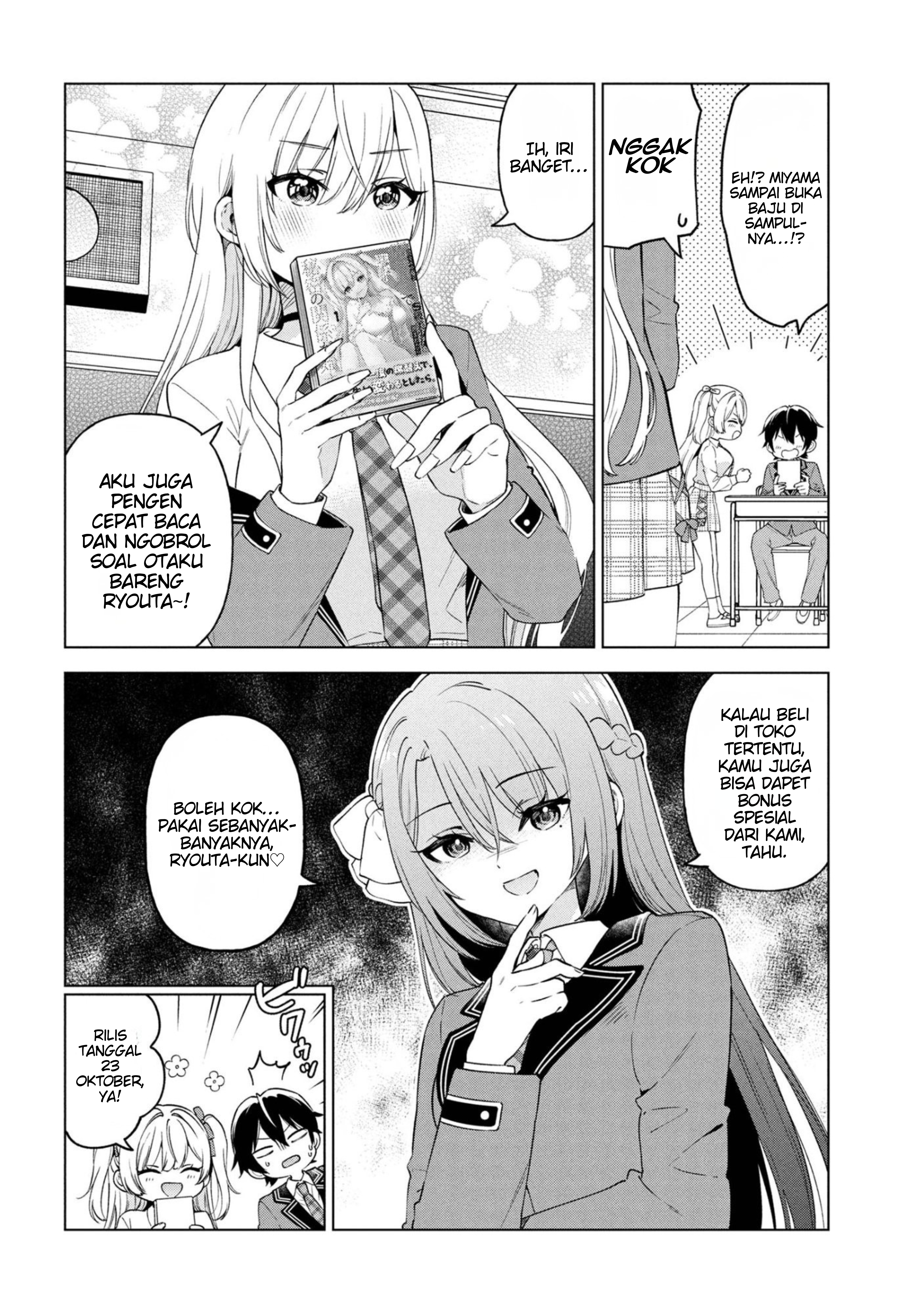 Inkya no Ore ga Sekigae de S-kyuu Bishoujo ni Kakomaretara Himitsu no Kankei ga Hajimatta. Chapter 4.1 - halaman 2