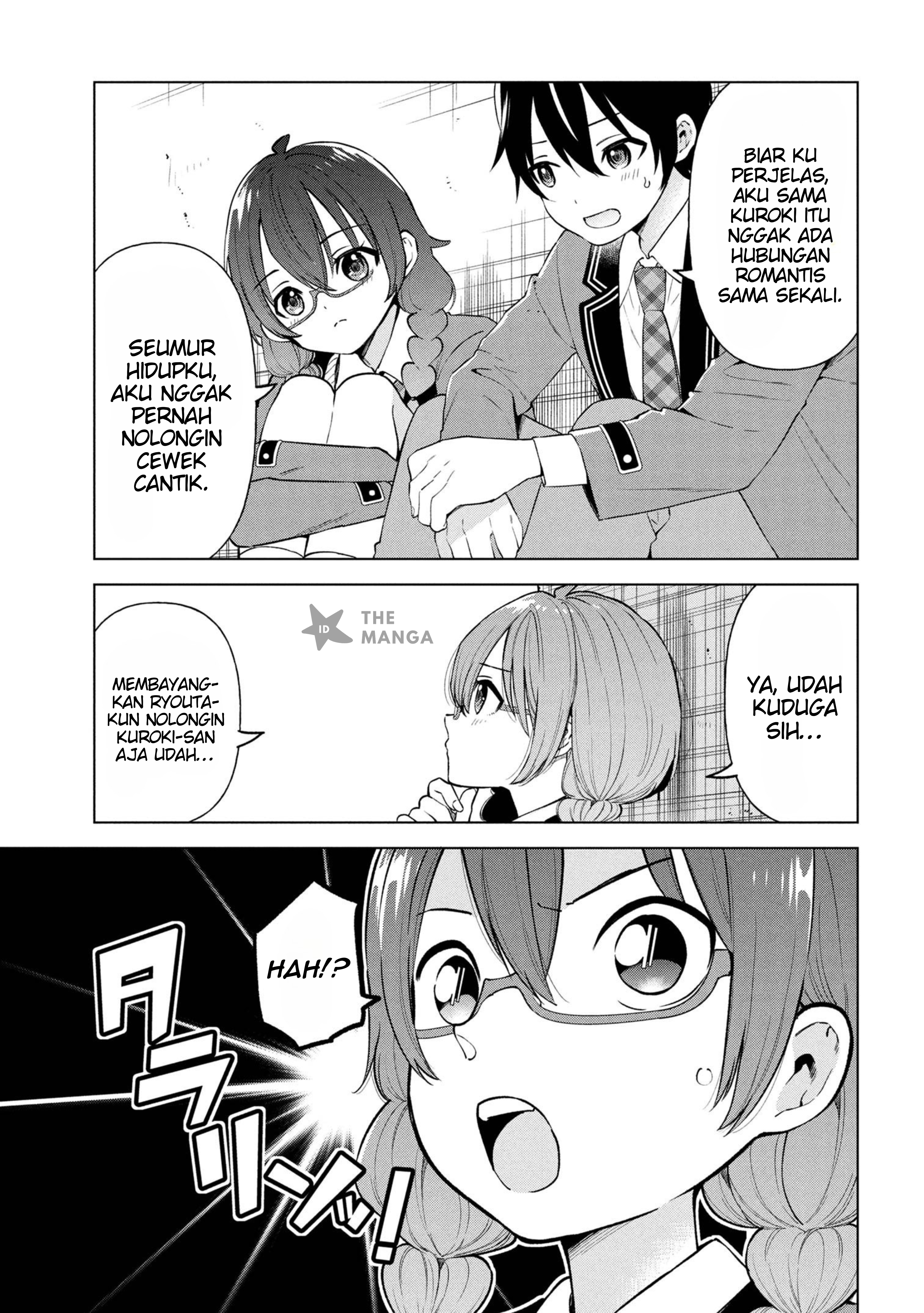 Inkya no Ore ga Sekigae de S-kyuu Bishoujo ni Kakomaretara Himitsu no Kankei ga Hajimatta. Chapter 4 - halaman 10