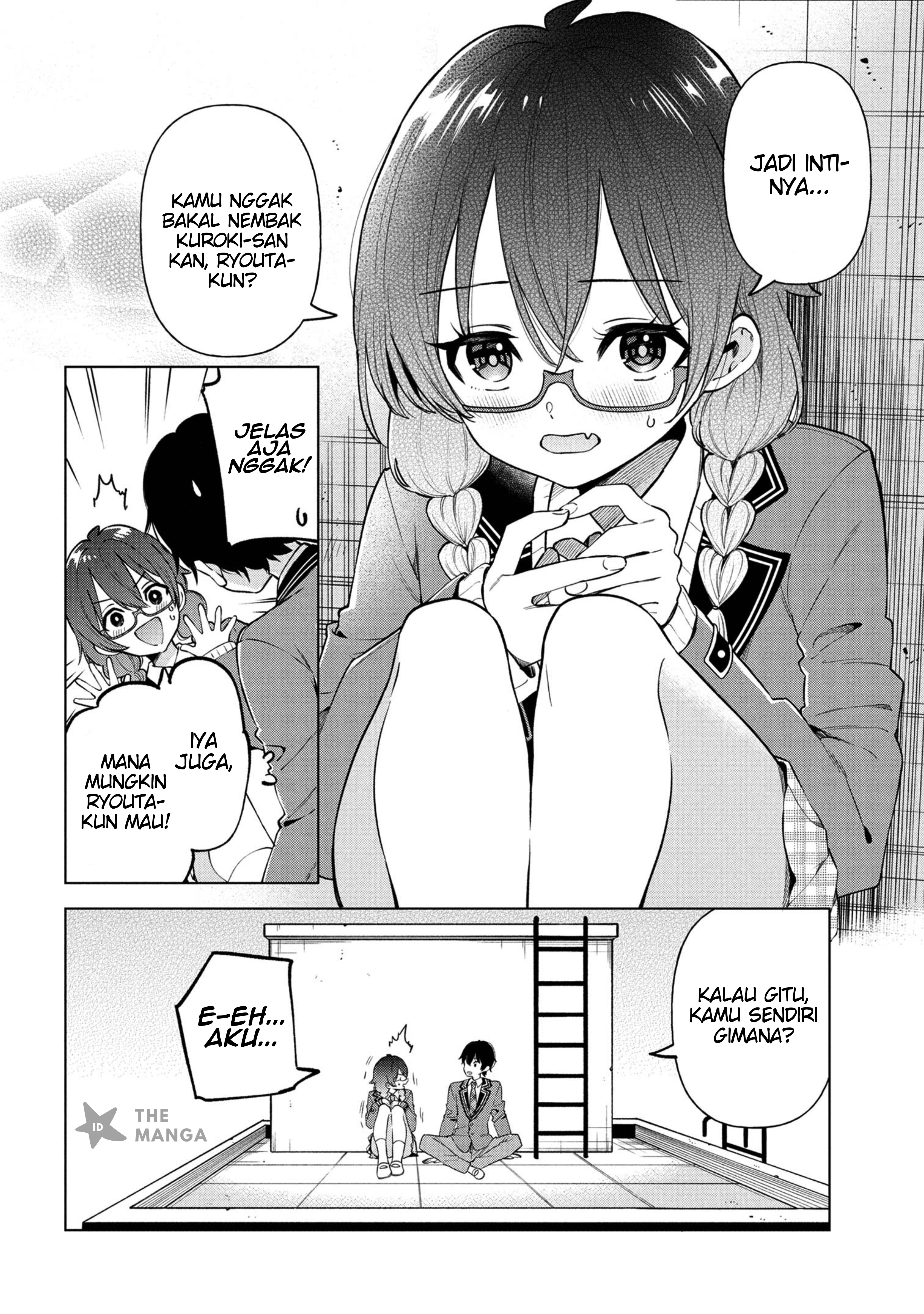 Inkya no Ore ga Sekigae de S-kyuu Bishoujo ni Kakomaretara Himitsu no Kankei ga Hajimatta. Chapter 4 - halaman 19