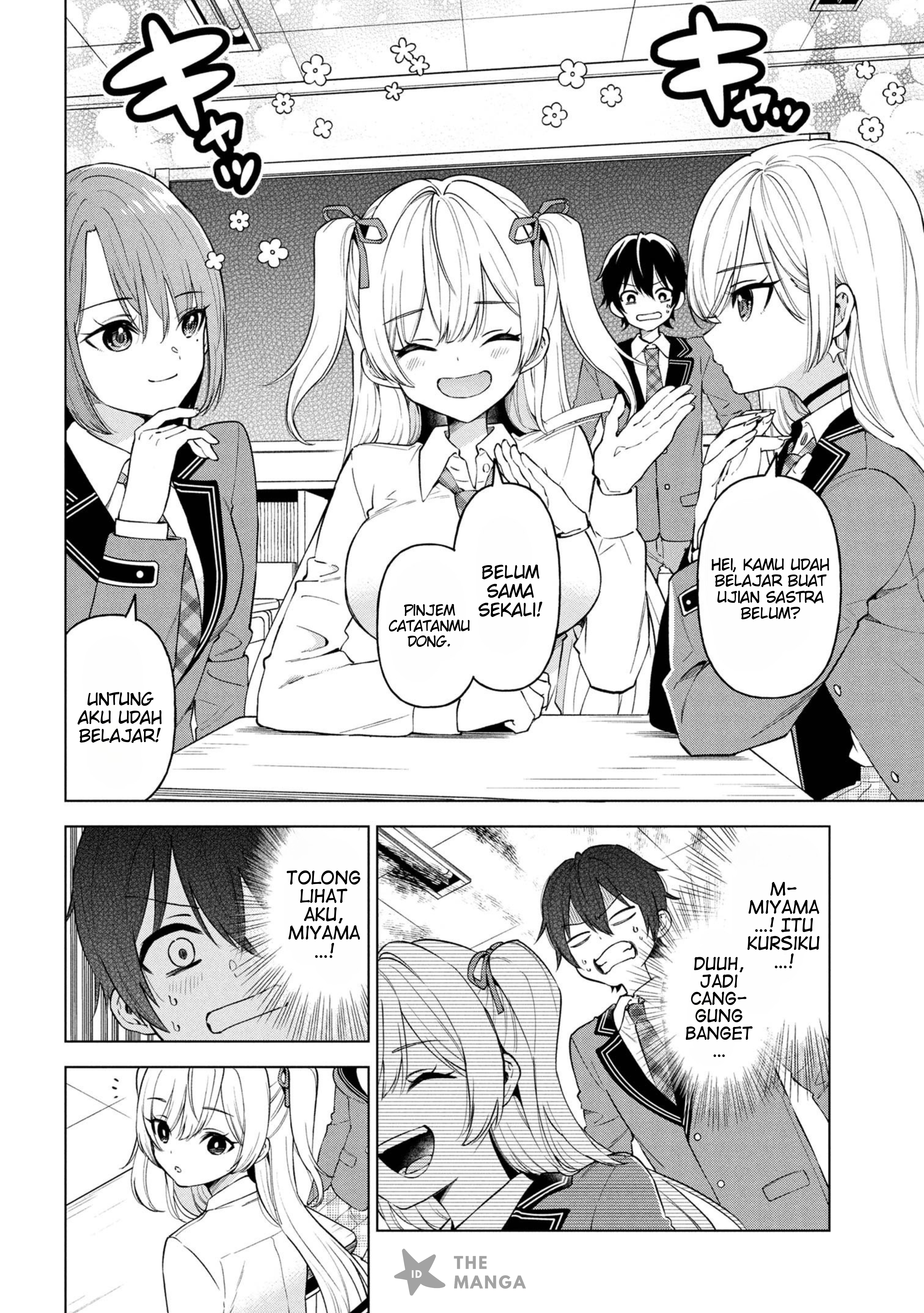 Inkya no Ore ga Sekigae de S-kyuu Bishoujo ni Kakomaretara Himitsu no Kankei ga Hajimatta. Chapter 4 - halaman 23