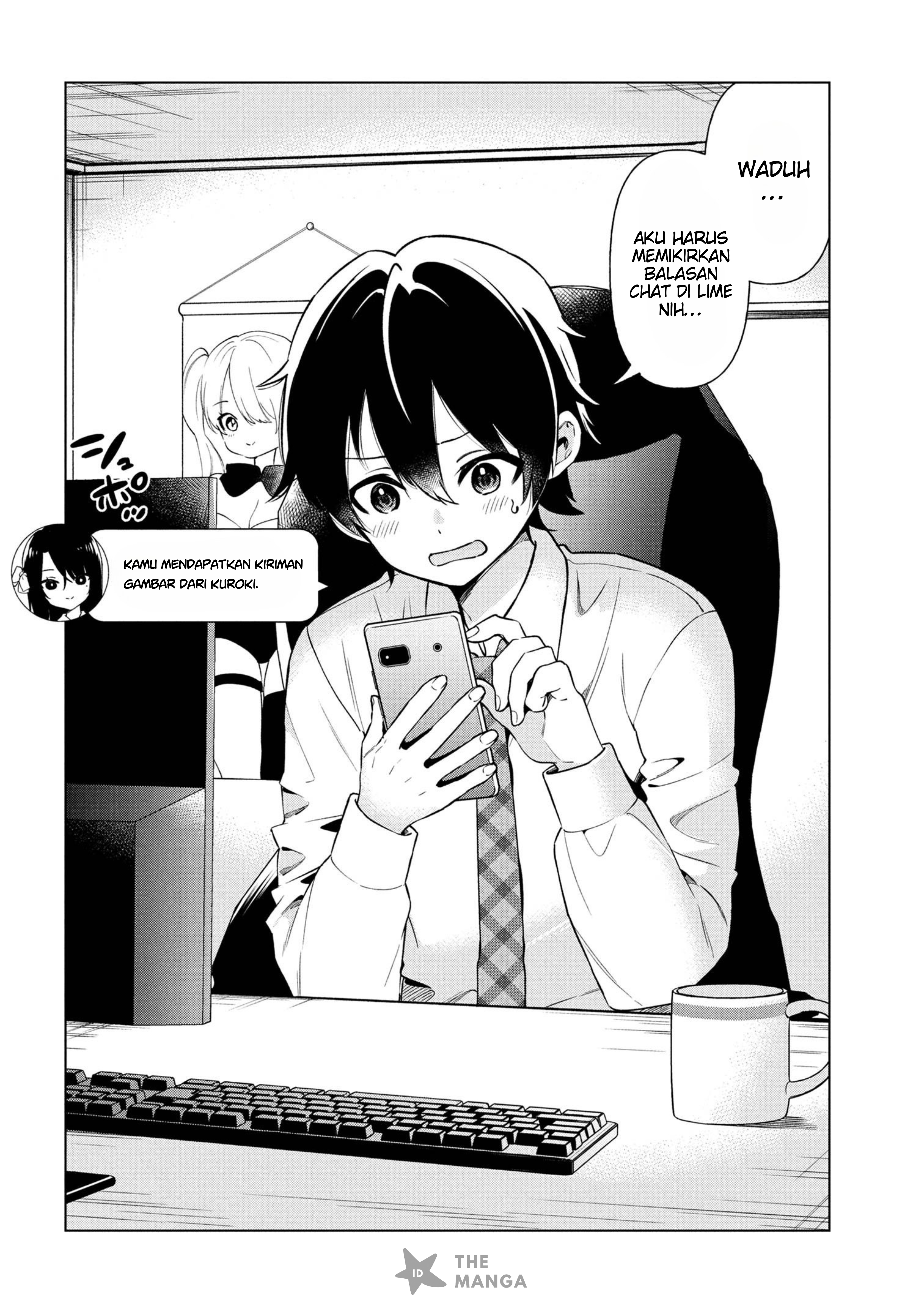 Inkya no Ore ga Sekigae de S-kyuu Bishoujo ni Kakomaretara Himitsu no Kankei ga Hajimatta. Chapter 4 - halaman 3