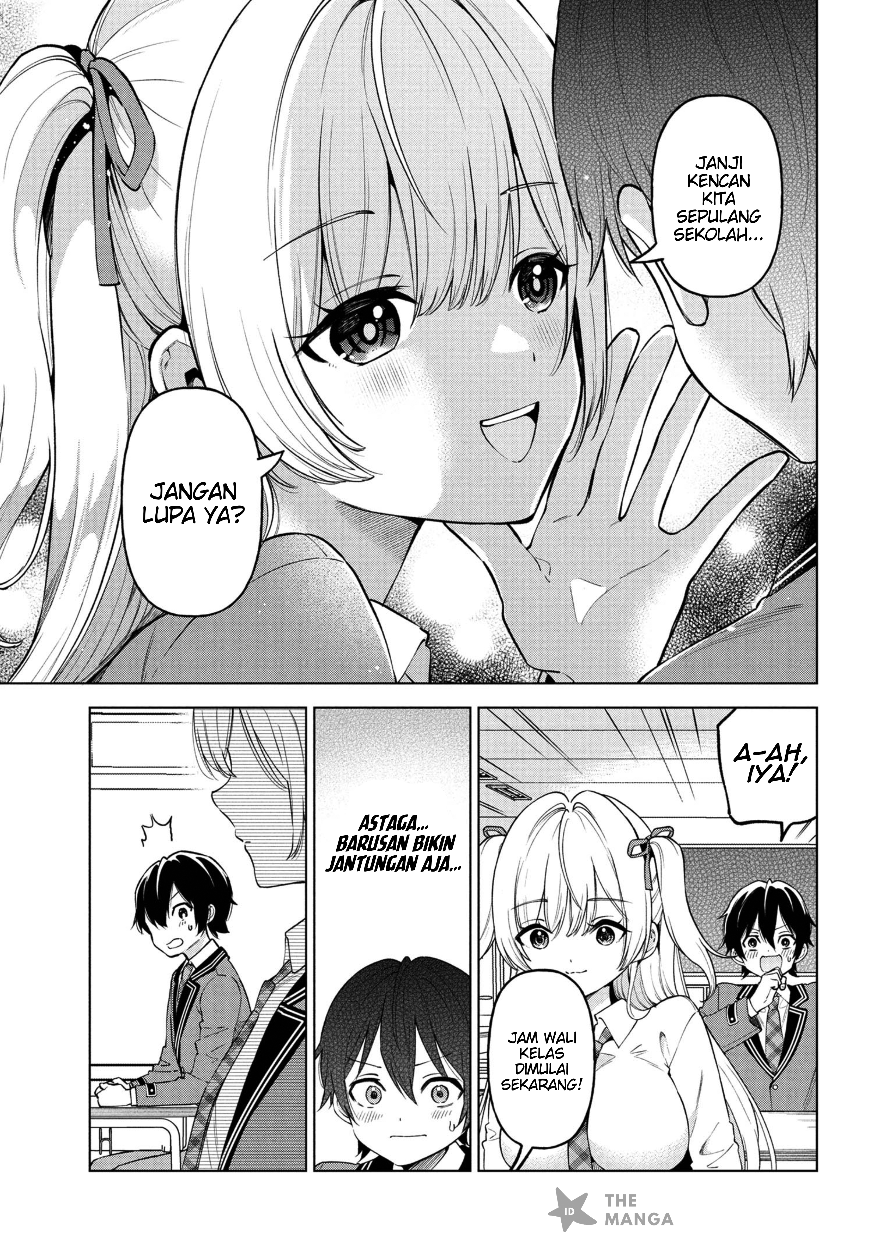 Inkya no Ore ga Sekigae de S-kyuu Bishoujo ni Kakomaretara Himitsu no Kankei ga Hajimatta. Chapter 4 - halaman 30