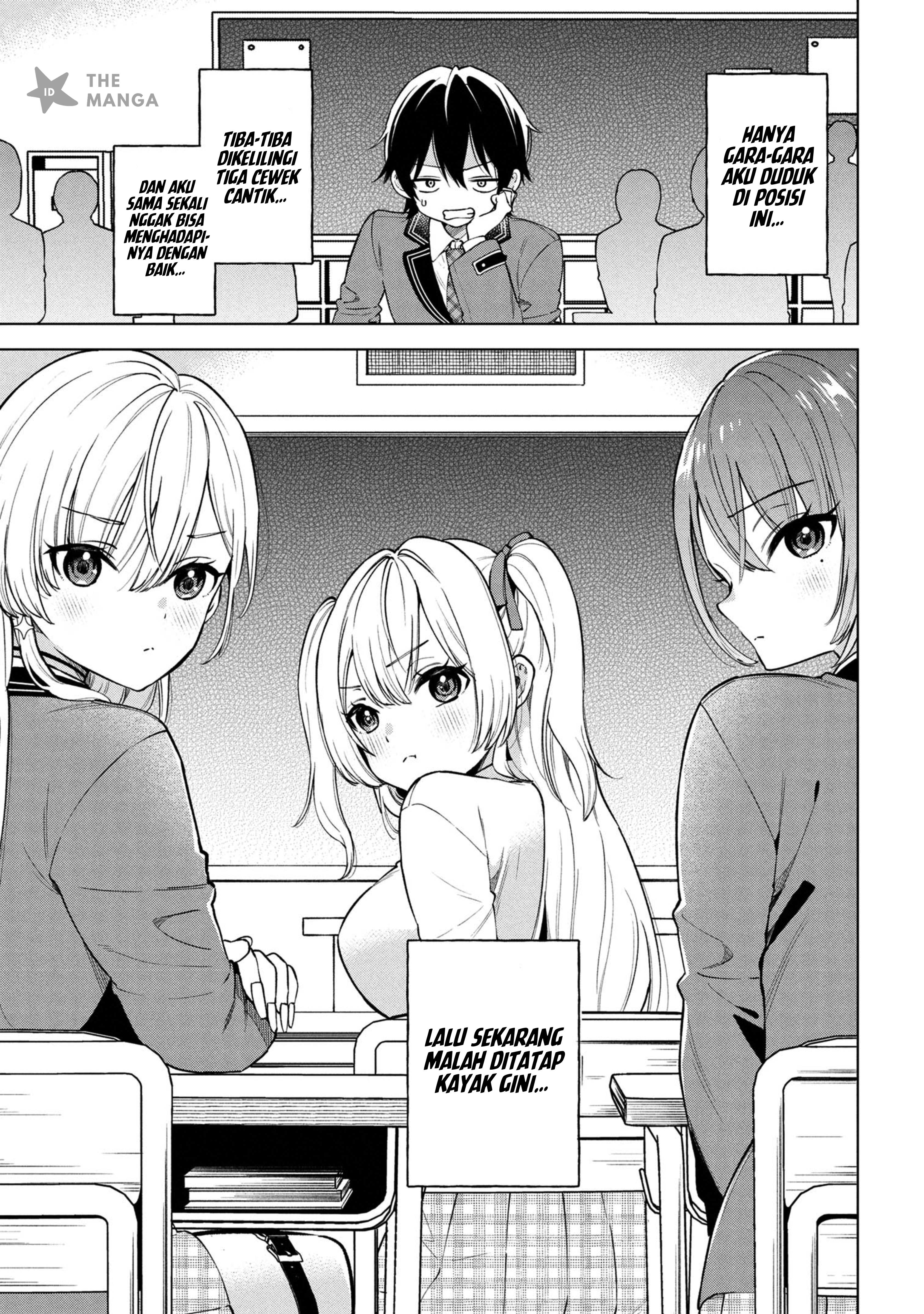 Inkya no Ore ga Sekigae de S-kyuu Bishoujo ni Kakomaretara Himitsu no Kankei ga Hajimatta. Chapter 4 - halaman 32