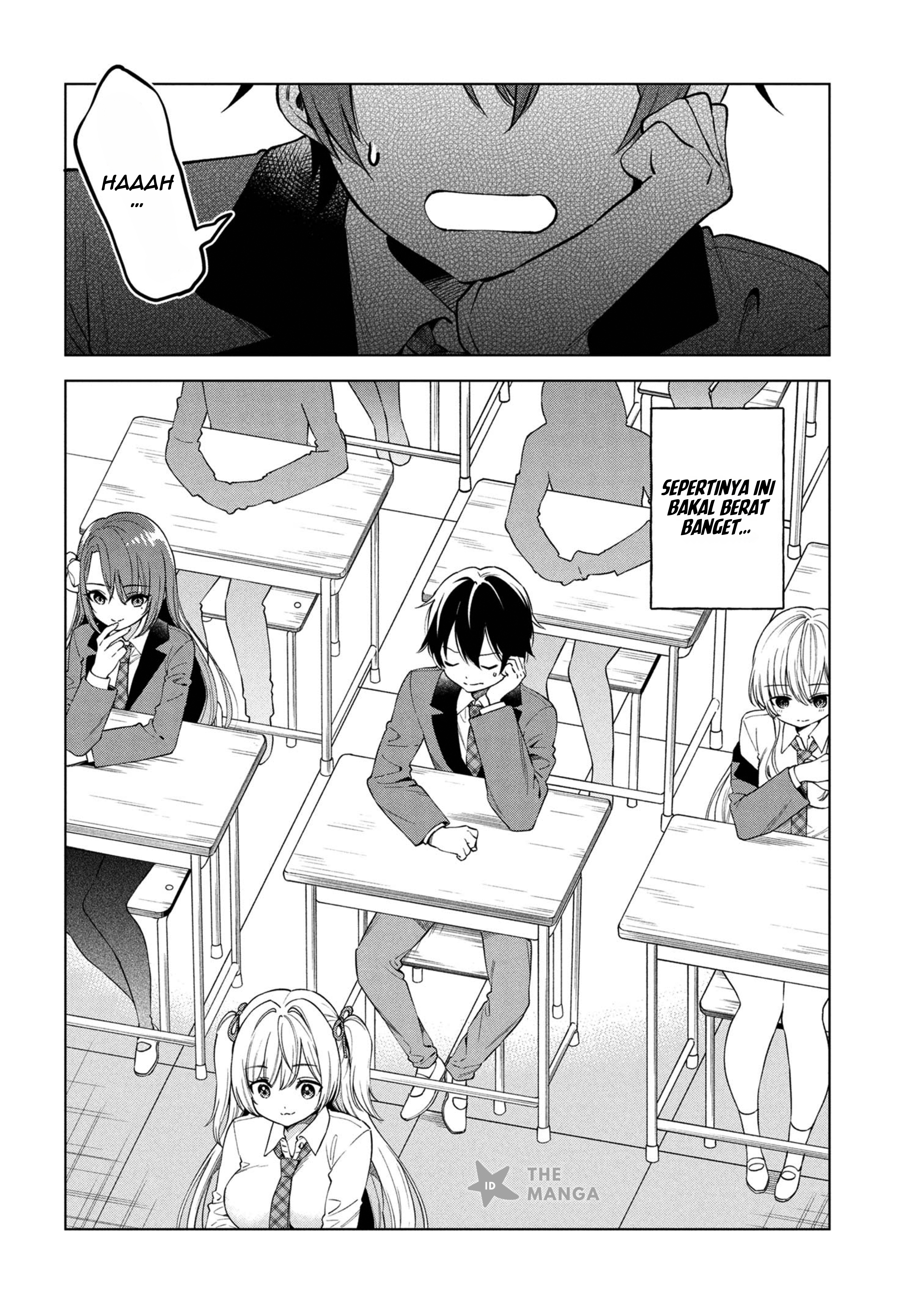 Inkya no Ore ga Sekigae de S-kyuu Bishoujo ni Kakomaretara Himitsu no Kankei ga Hajimatta. Chapter 4 - halaman 33