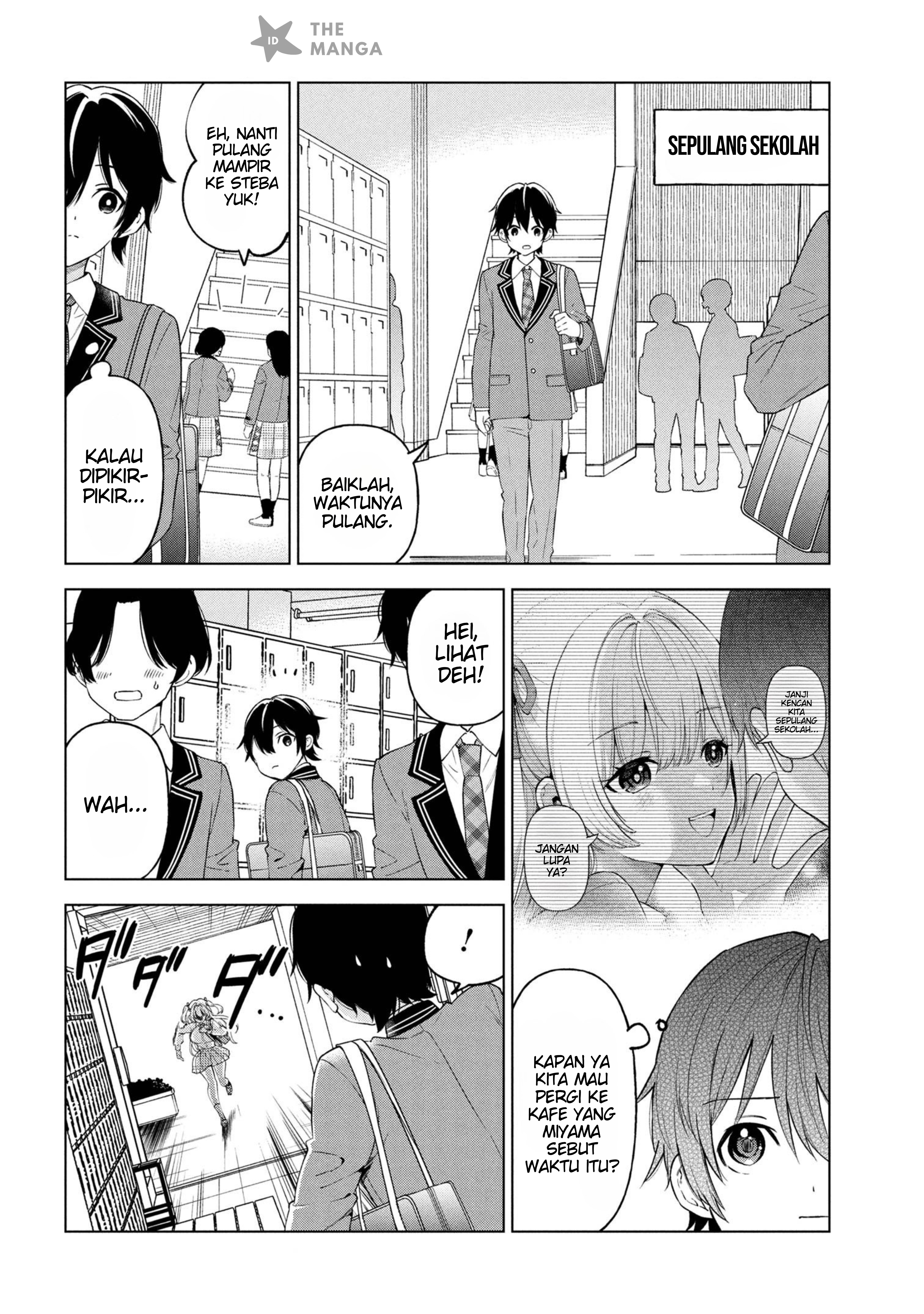 Inkya no Ore ga Sekigae de S-kyuu Bishoujo ni Kakomaretara Himitsu no Kankei ga Hajimatta. Chapter 4 - halaman 35