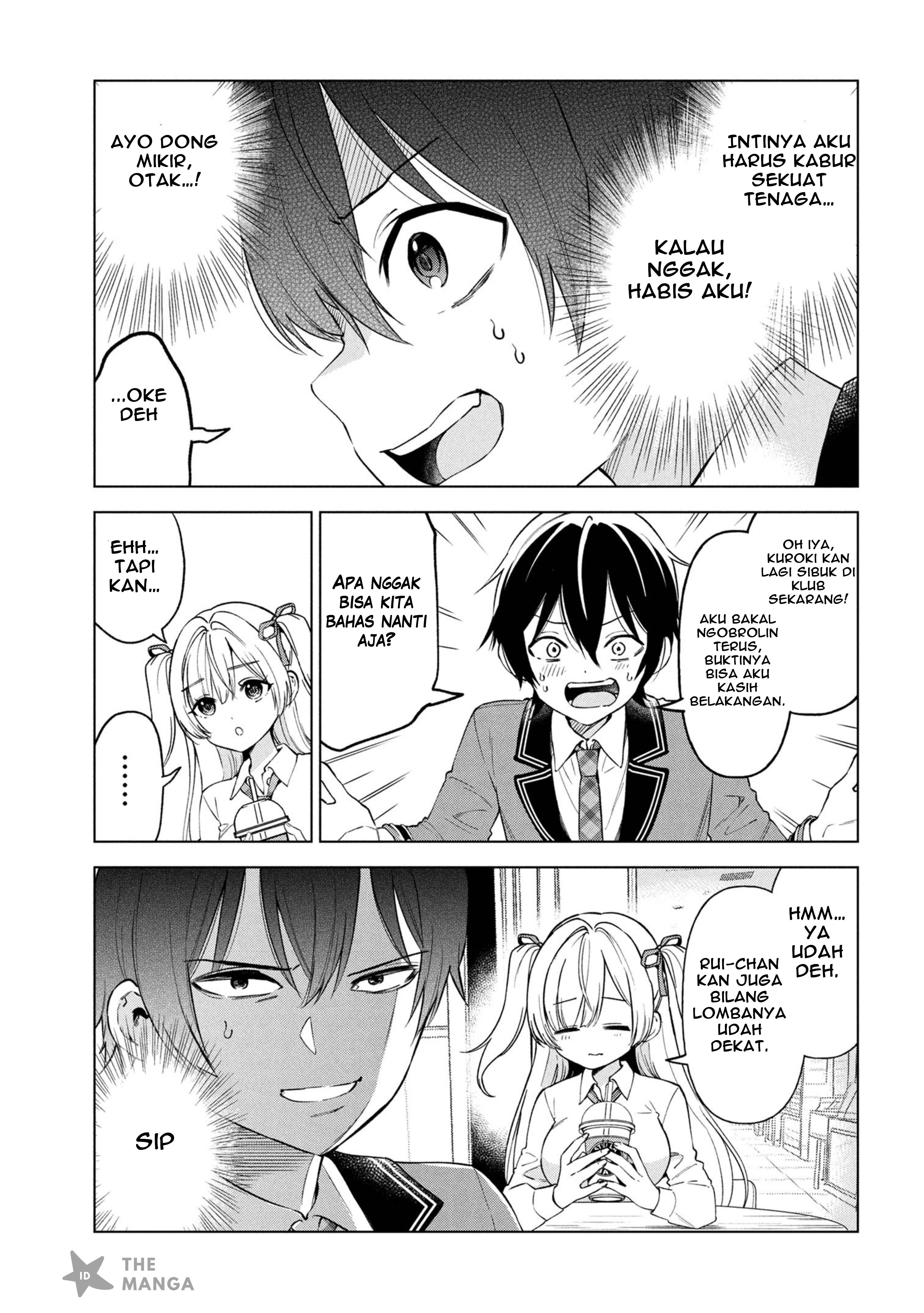 Inkya no Ore ga Sekigae de S-kyuu Bishoujo ni Kakomaretara Himitsu no Kankei ga Hajimatta. Chapter 5 - halaman 12