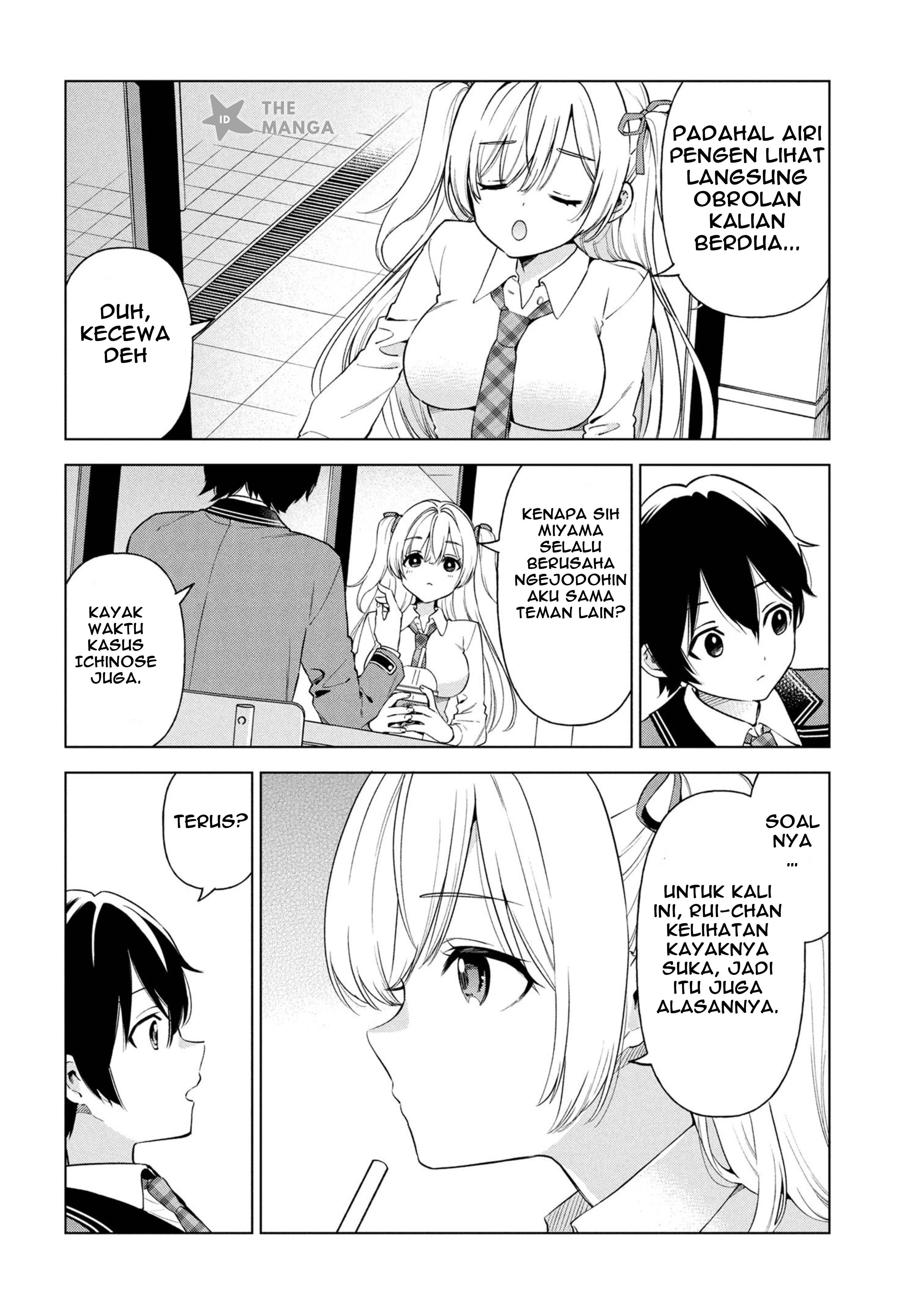 Inkya no Ore ga Sekigae de S-kyuu Bishoujo ni Kakomaretara Himitsu no Kankei ga Hajimatta. Chapter 5 - halaman 13