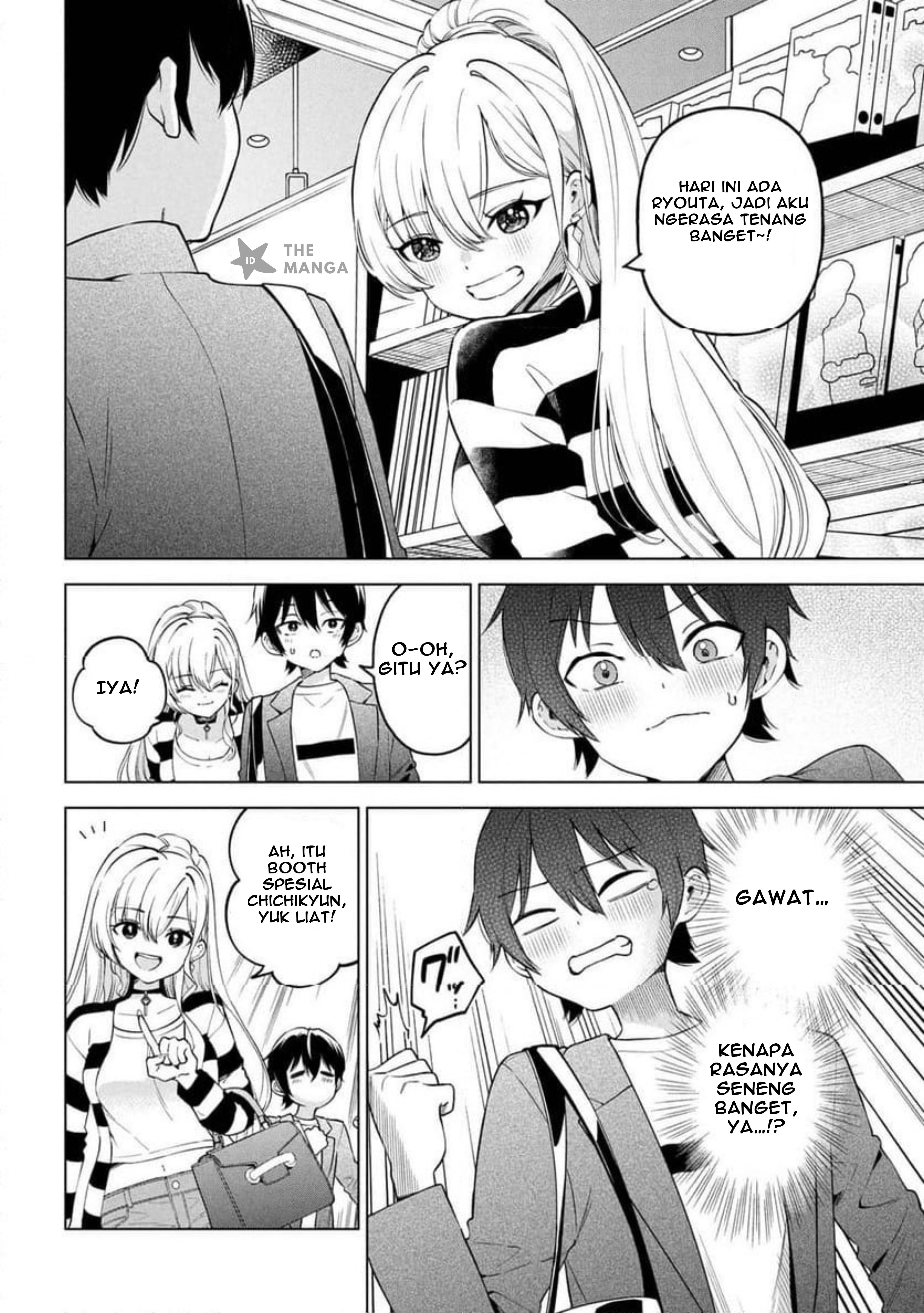 Inkya no Ore ga Sekigae de S-kyuu Bishoujo ni Kakomaretara Himitsu no Kankei ga Hajimatta. Chapter 6 - halaman 14
