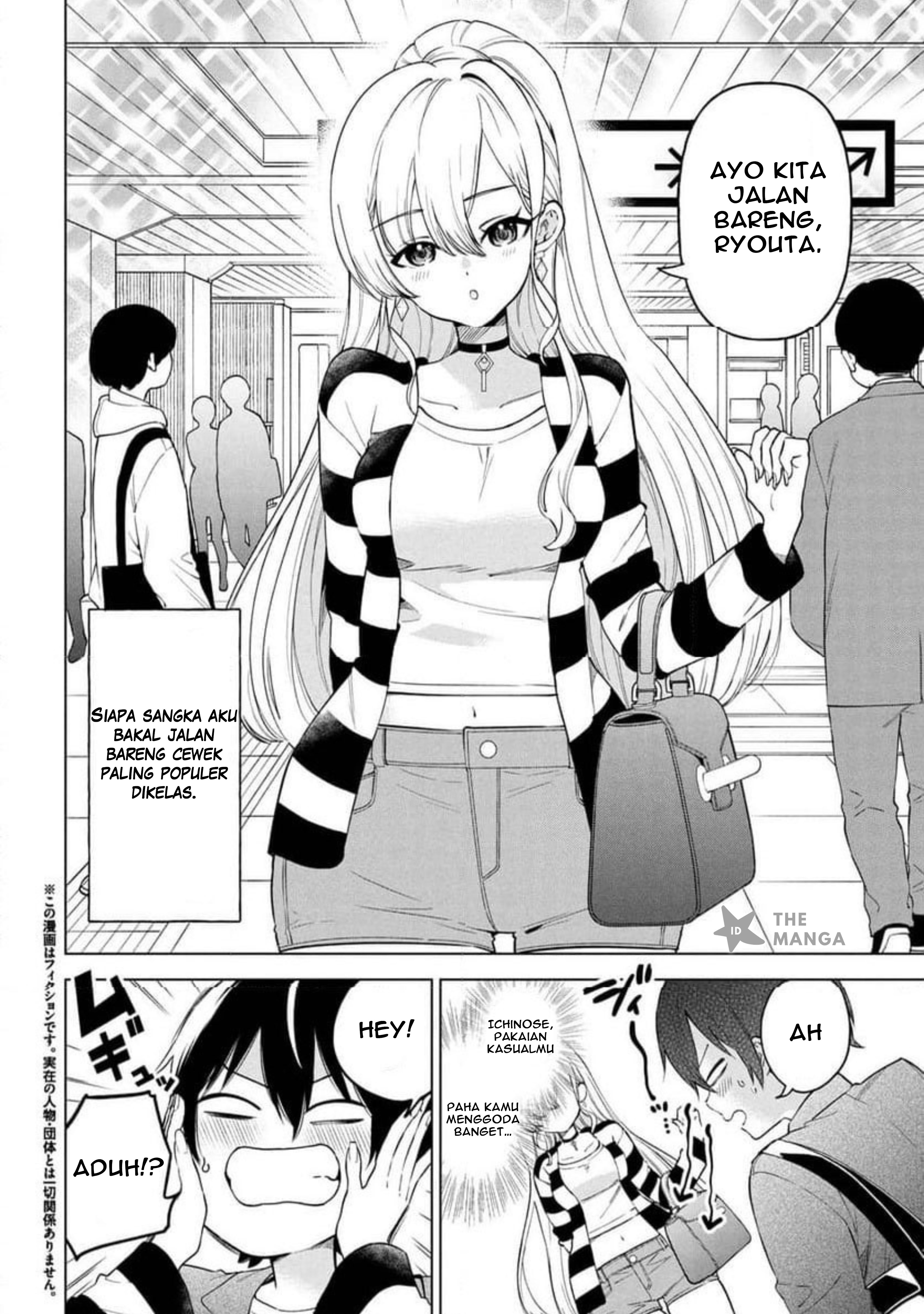 Inkya no Ore ga Sekigae de S-kyuu Bishoujo ni Kakomaretara Himitsu no Kankei ga Hajimatta. Chapter 6 - halaman 4