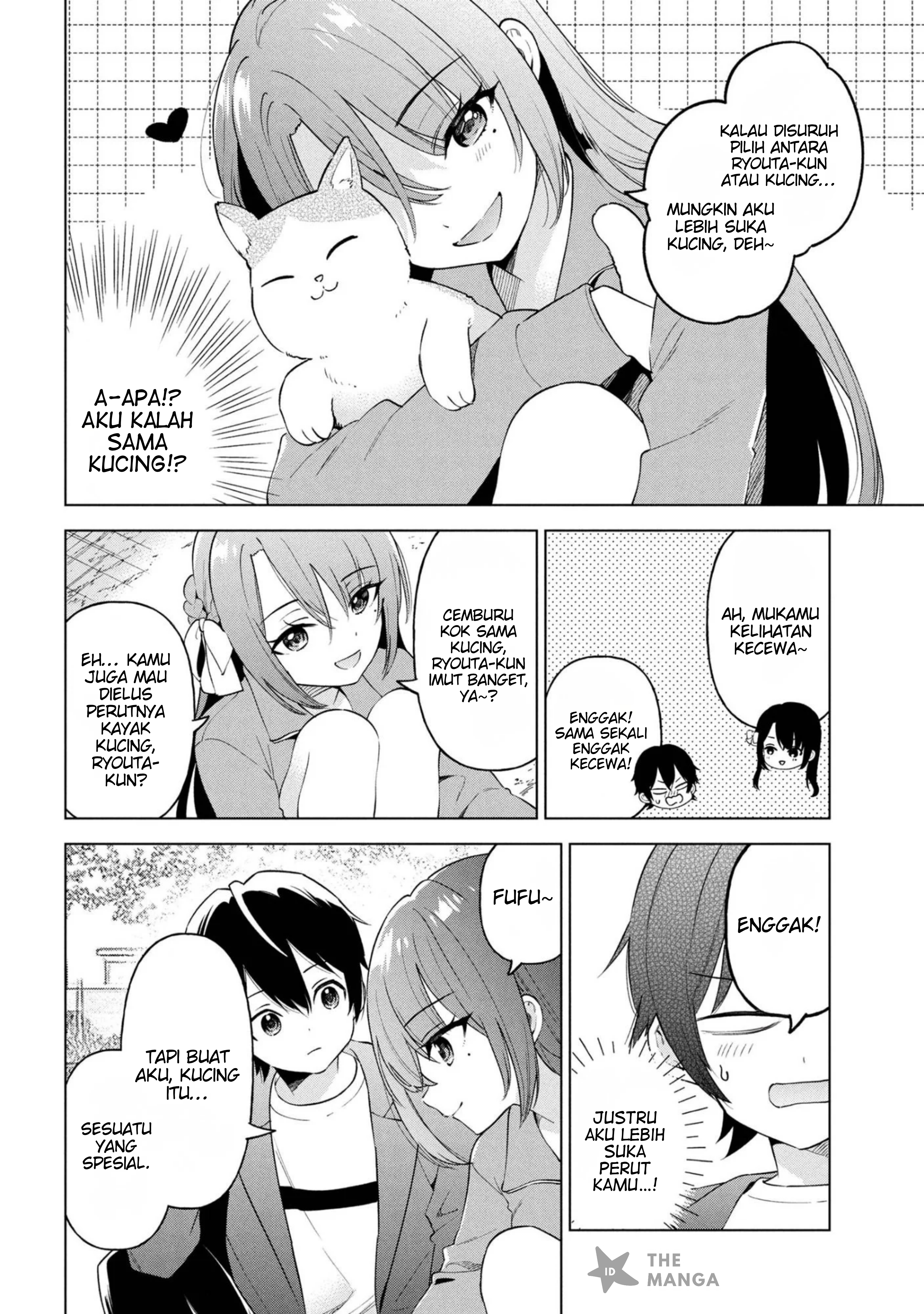 Inkya no Ore ga Sekigae de S-kyuu Bishoujo ni Kakomaretara Himitsu no Kankei ga Hajimatta. Chapter 7 - halaman 11