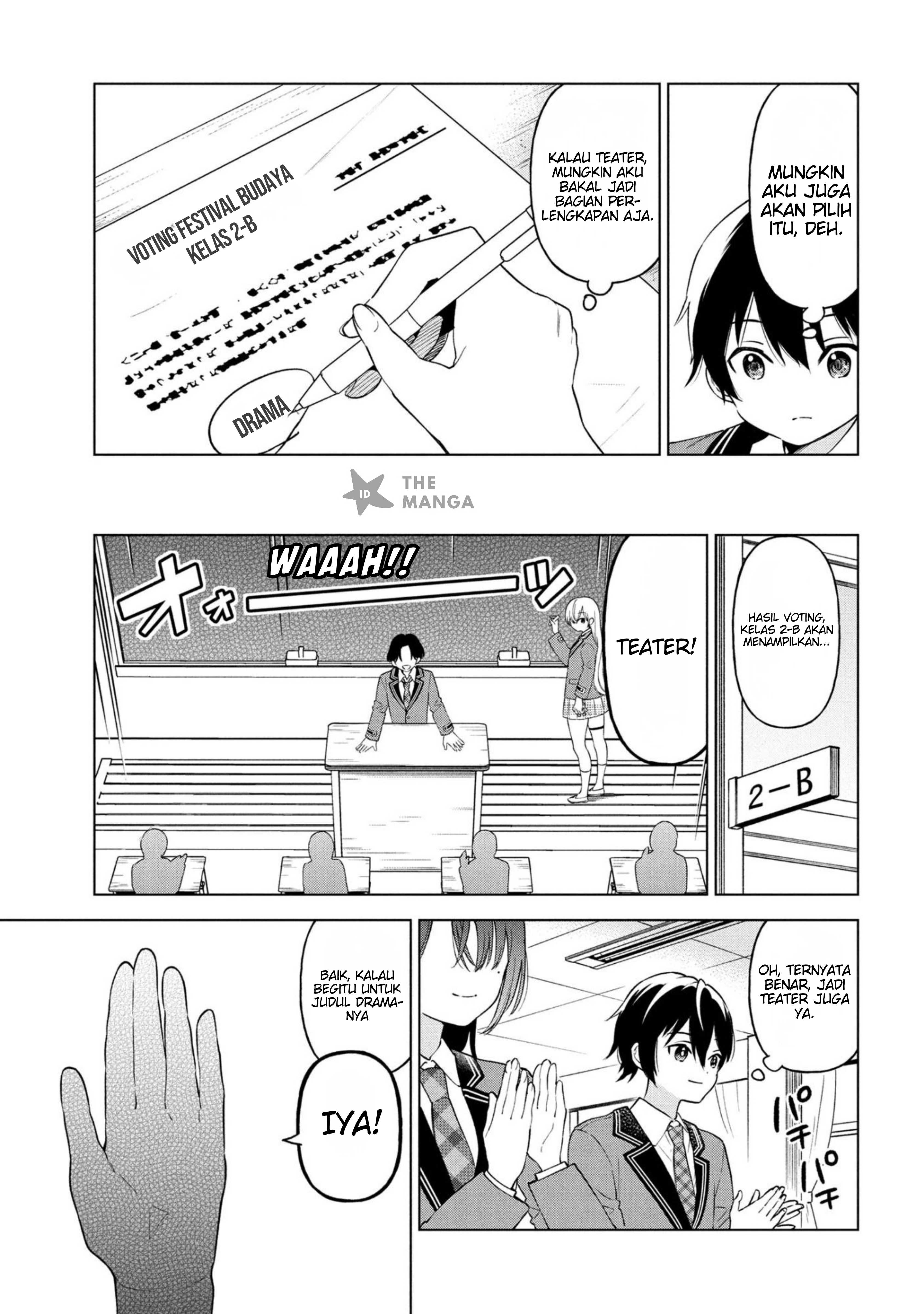 Inkya no Ore ga Sekigae de S-kyuu Bishoujo ni Kakomaretara Himitsu no Kankei ga Hajimatta. Chapter 7 - halaman 30