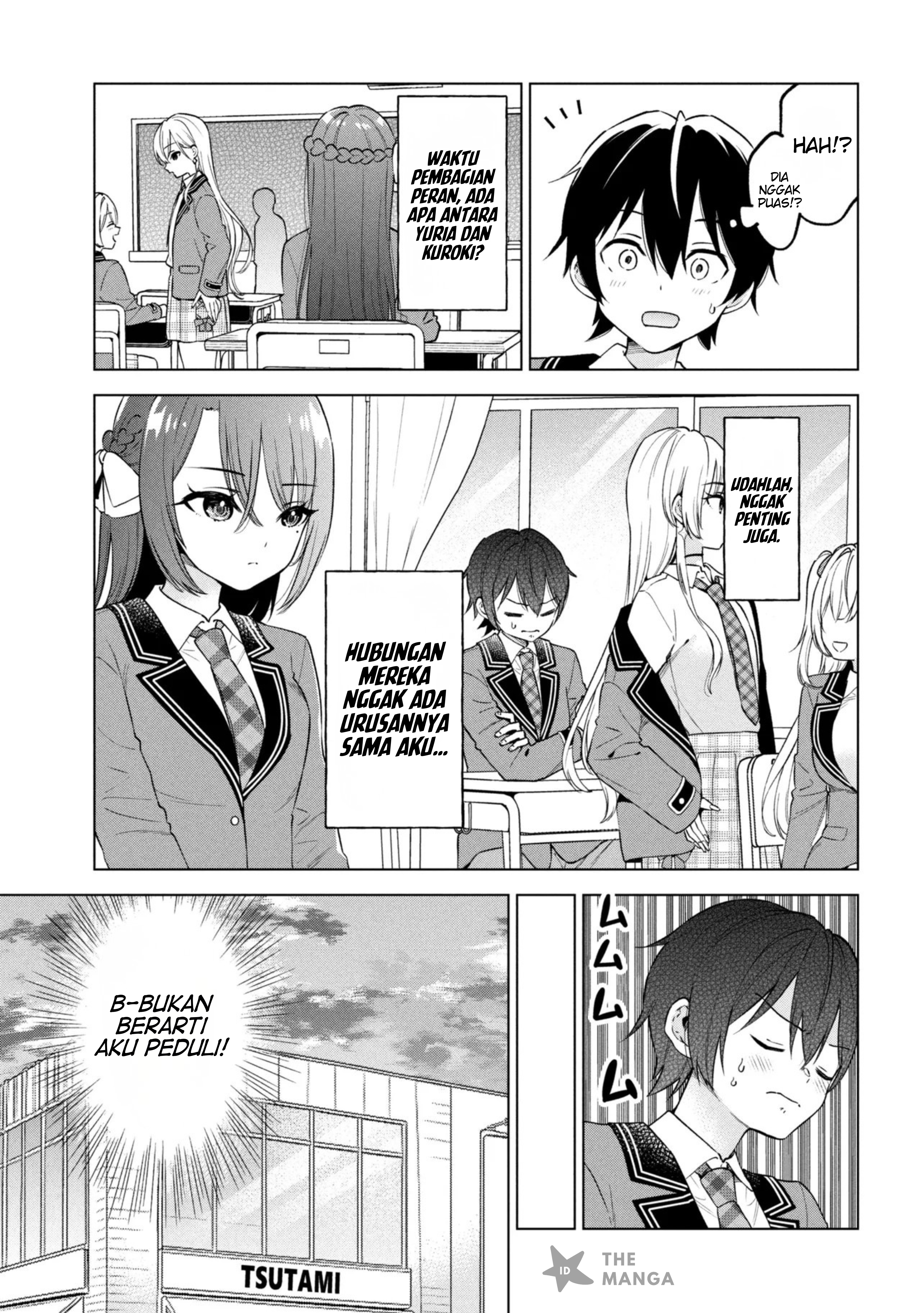 Inkya no Ore ga Sekigae de S-kyuu Bishoujo ni Kakomaretara Himitsu no Kankei ga Hajimatta. Chapter 8 - halaman 12
