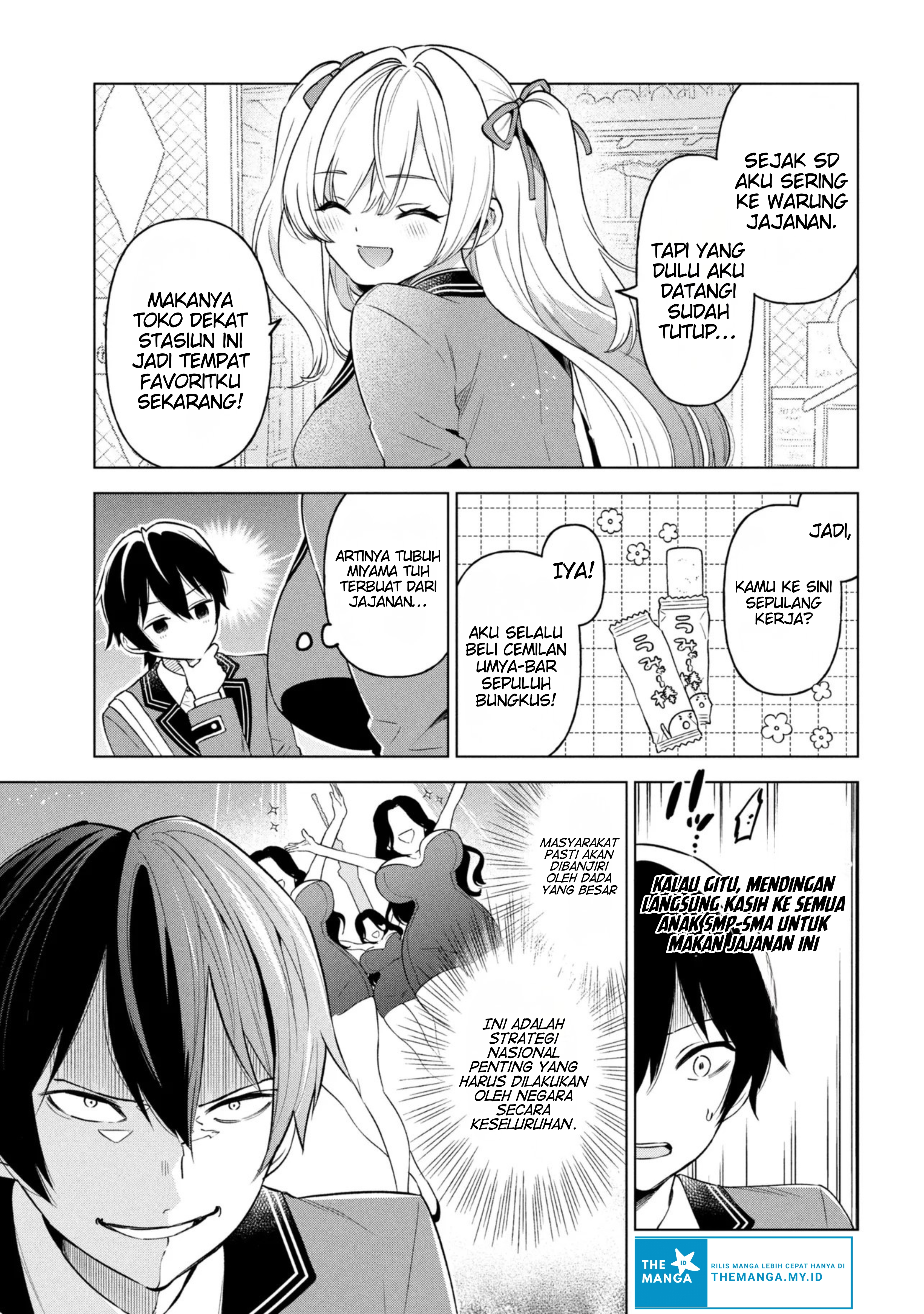 Inkya no Ore ga Sekigae de S-kyuu Bishoujo ni Kakomaretara Himitsu no Kankei ga Hajimatta. Chapter 8 - halaman 18