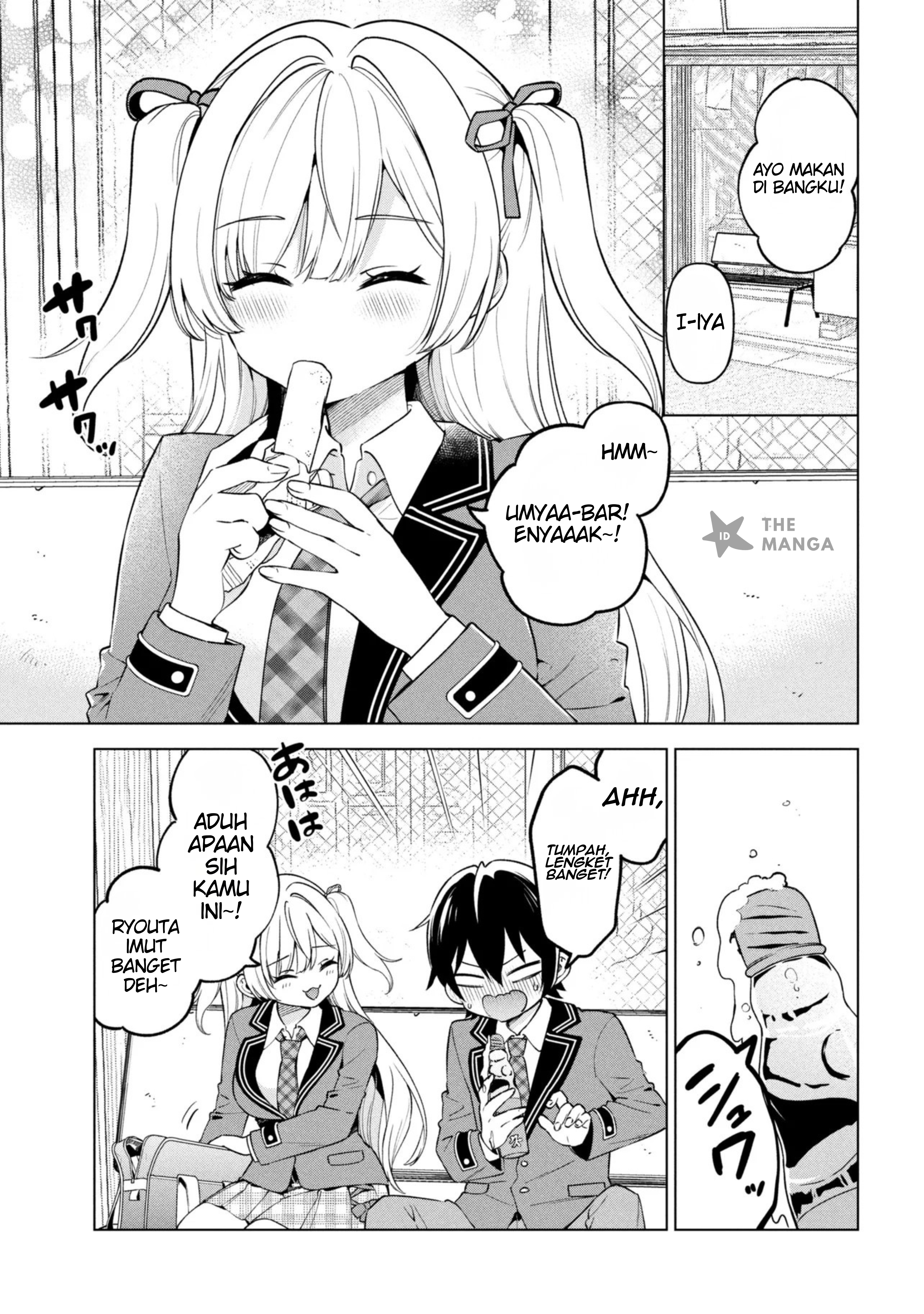 Inkya no Ore ga Sekigae de S-kyuu Bishoujo ni Kakomaretara Himitsu no Kankei ga Hajimatta. Chapter 8 - halaman 24