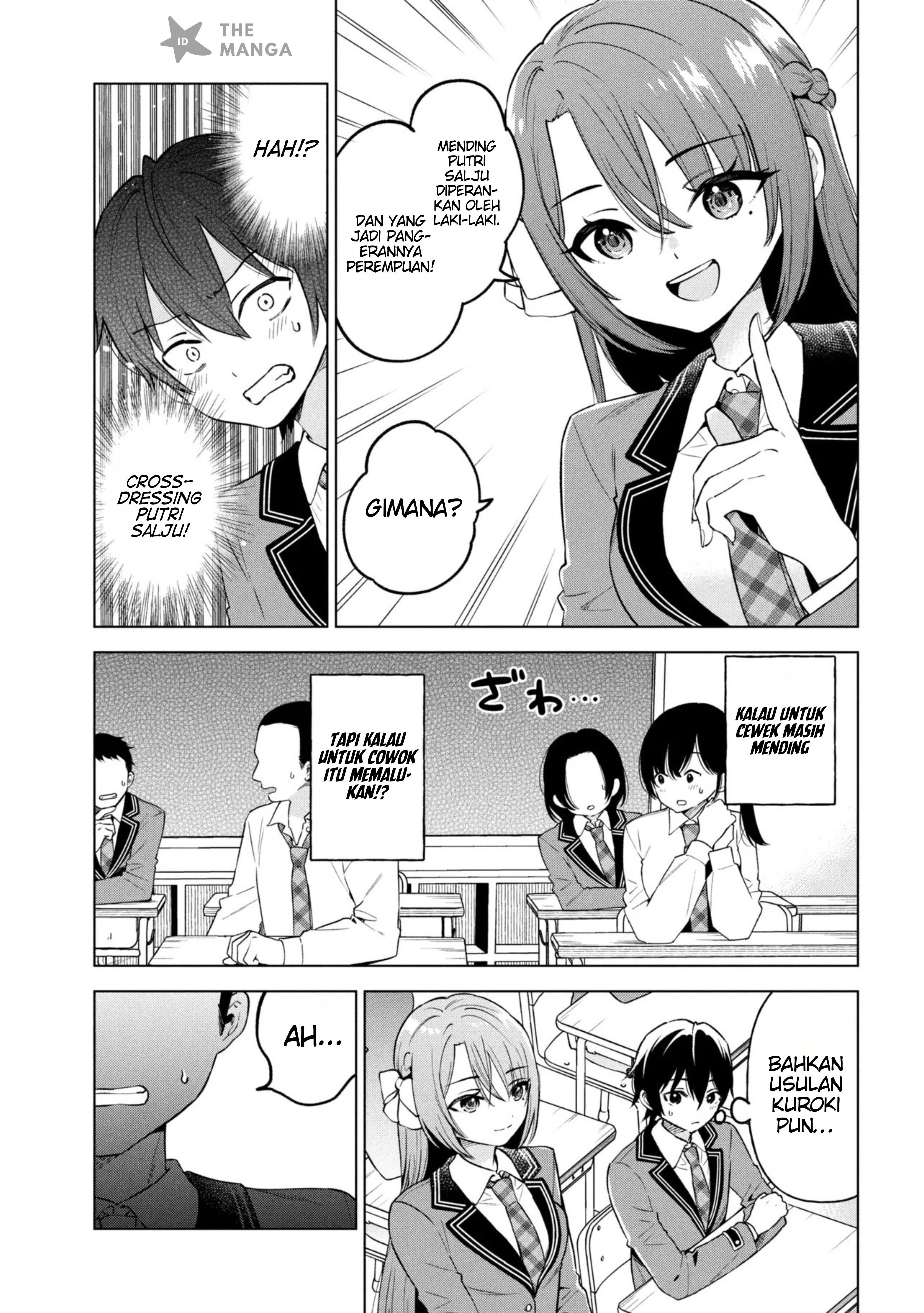 Inkya no Ore ga Sekigae de S-kyuu Bishoujo ni Kakomaretara Himitsu no Kankei ga Hajimatta. Chapter 8 - halaman 4