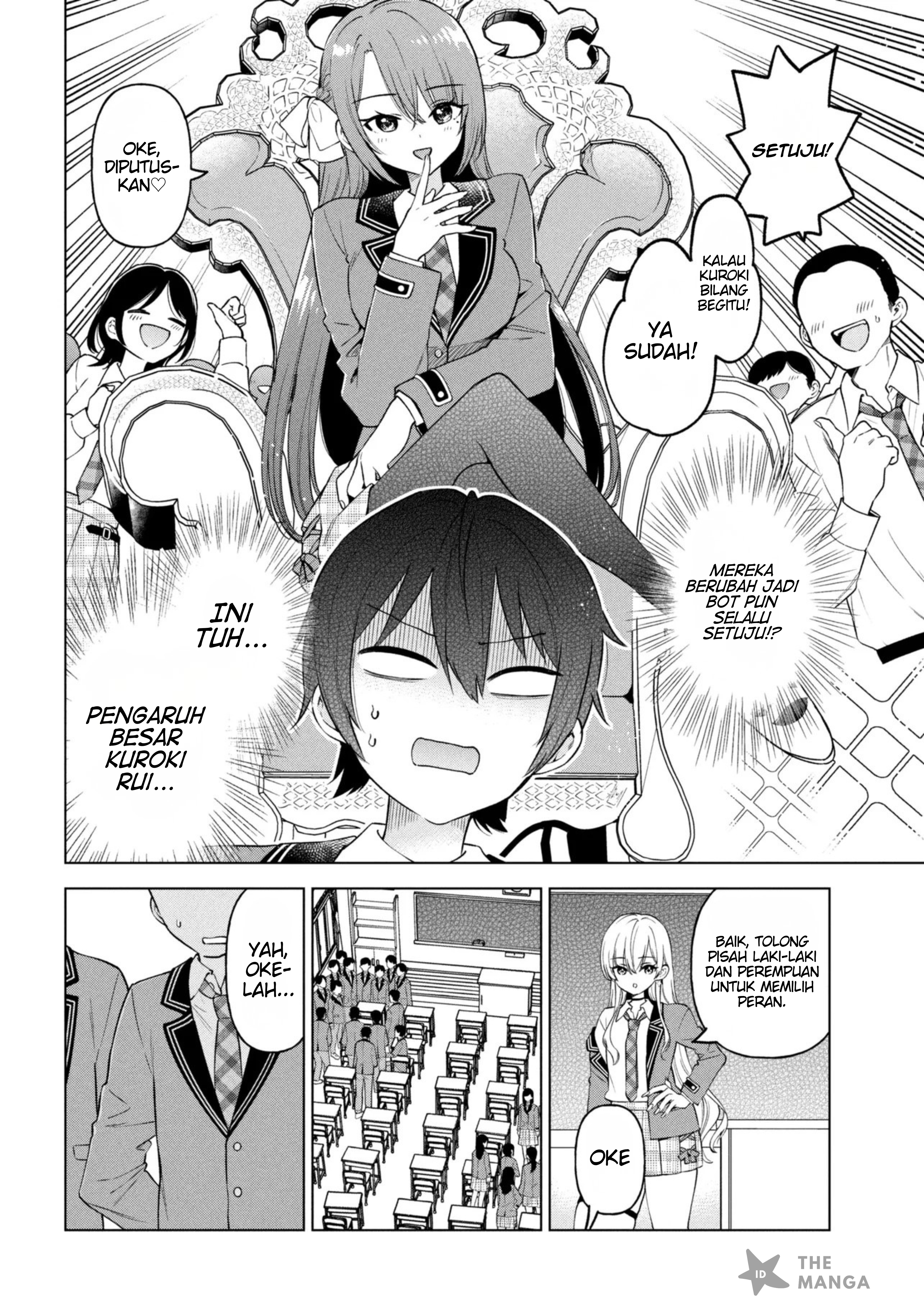 Inkya no Ore ga Sekigae de S-kyuu Bishoujo ni Kakomaretara Himitsu no Kankei ga Hajimatta. Chapter 8 - halaman 5