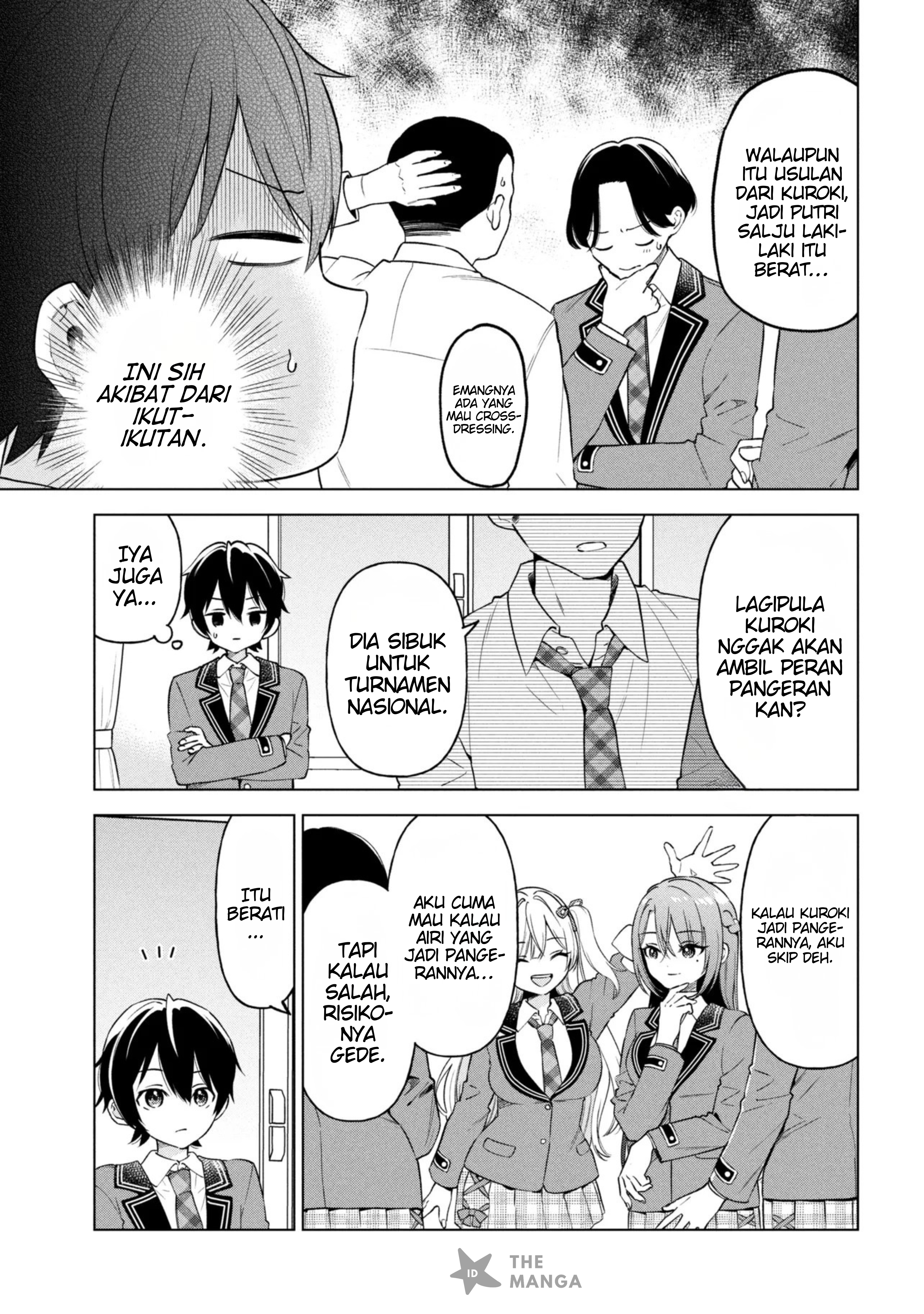 Inkya no Ore ga Sekigae de S-kyuu Bishoujo ni Kakomaretara Himitsu no Kankei ga Hajimatta. Chapter 8 - halaman 6