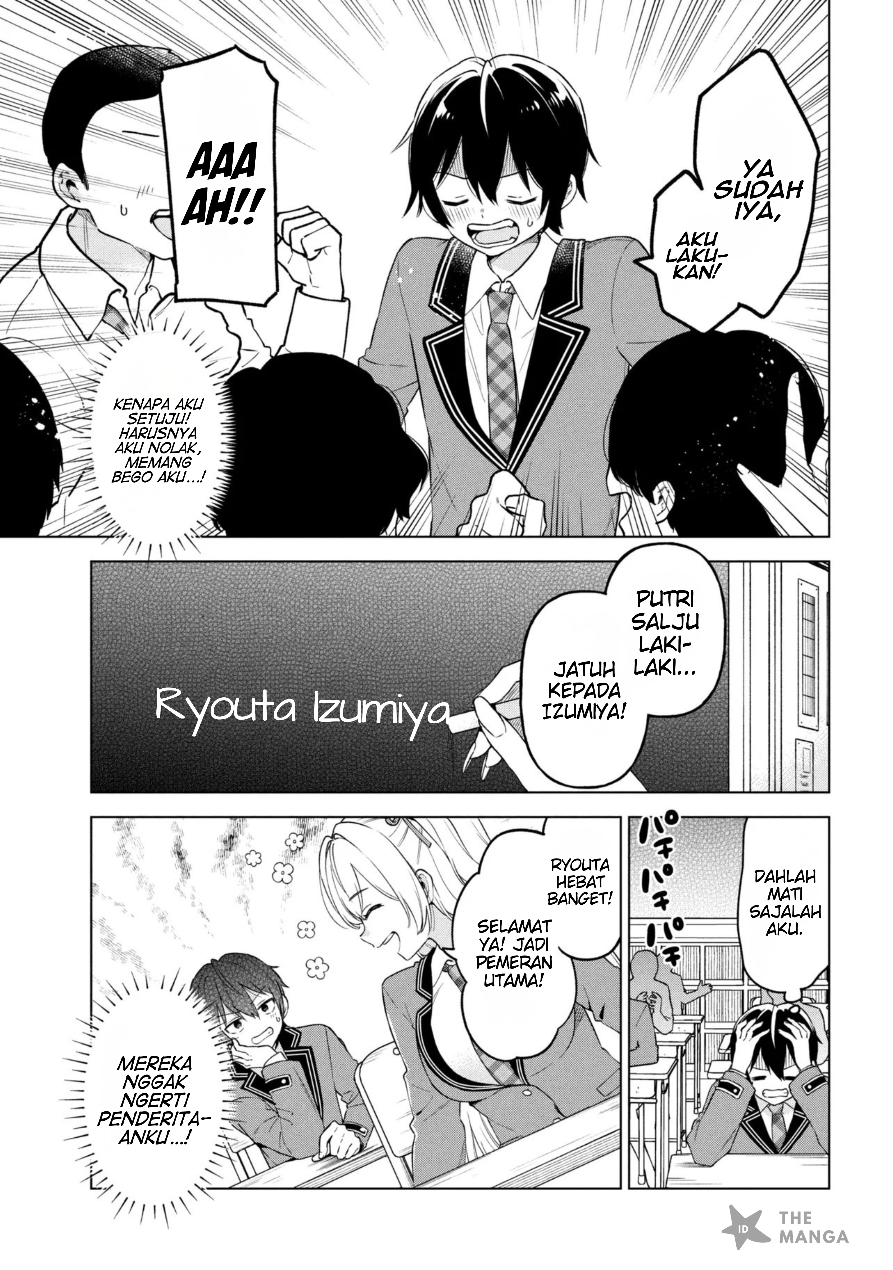 Inkya no Ore ga Sekigae de S-kyuu Bishoujo ni Kakomaretara Himitsu no Kankei ga Hajimatta. Chapter 8 - halaman 8