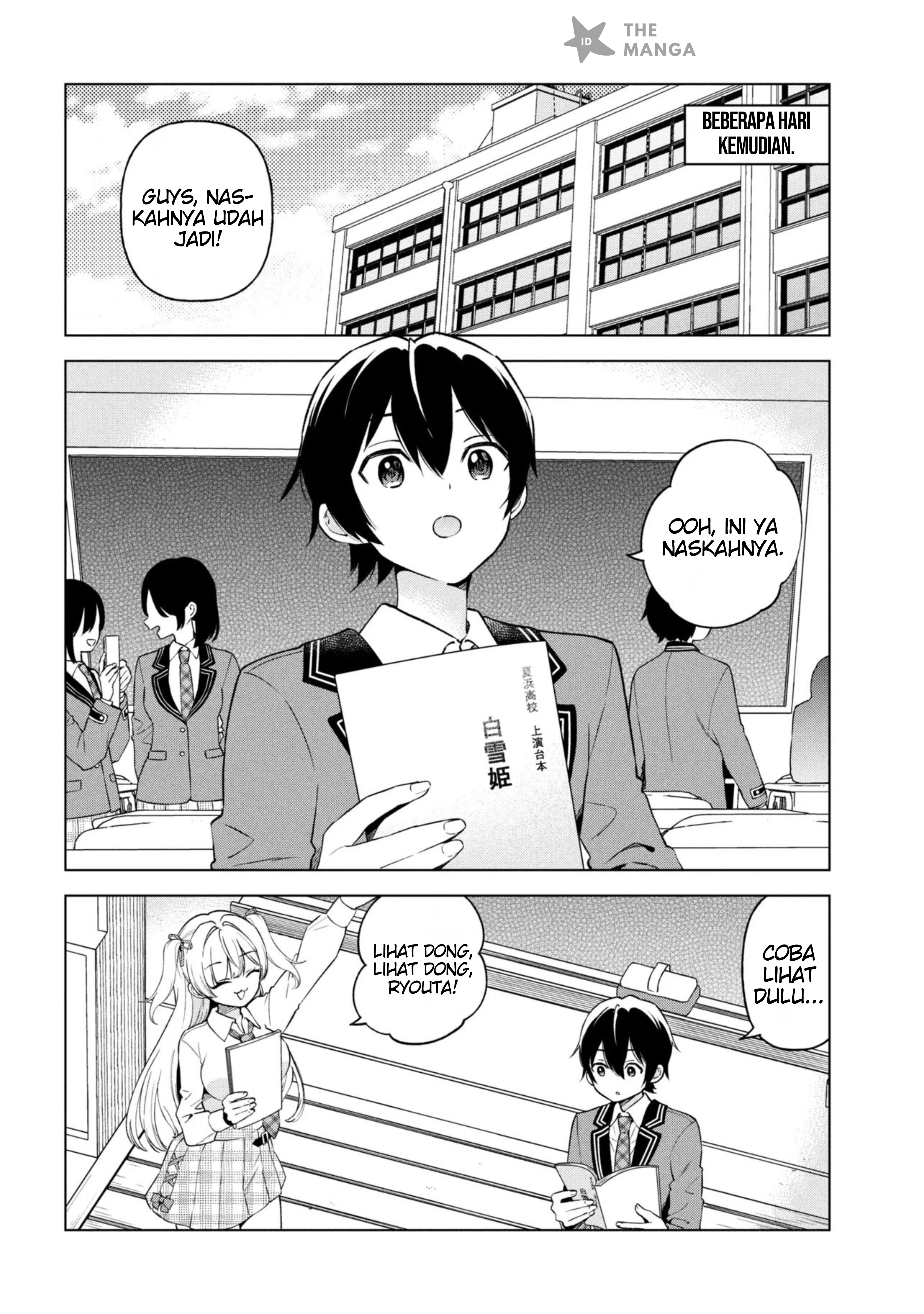 Inkya no Ore ga Sekigae de S-kyuu Bishoujo ni Kakomaretara Himitsu no Kankei ga Hajimatta. Chapter 9 - halaman 15