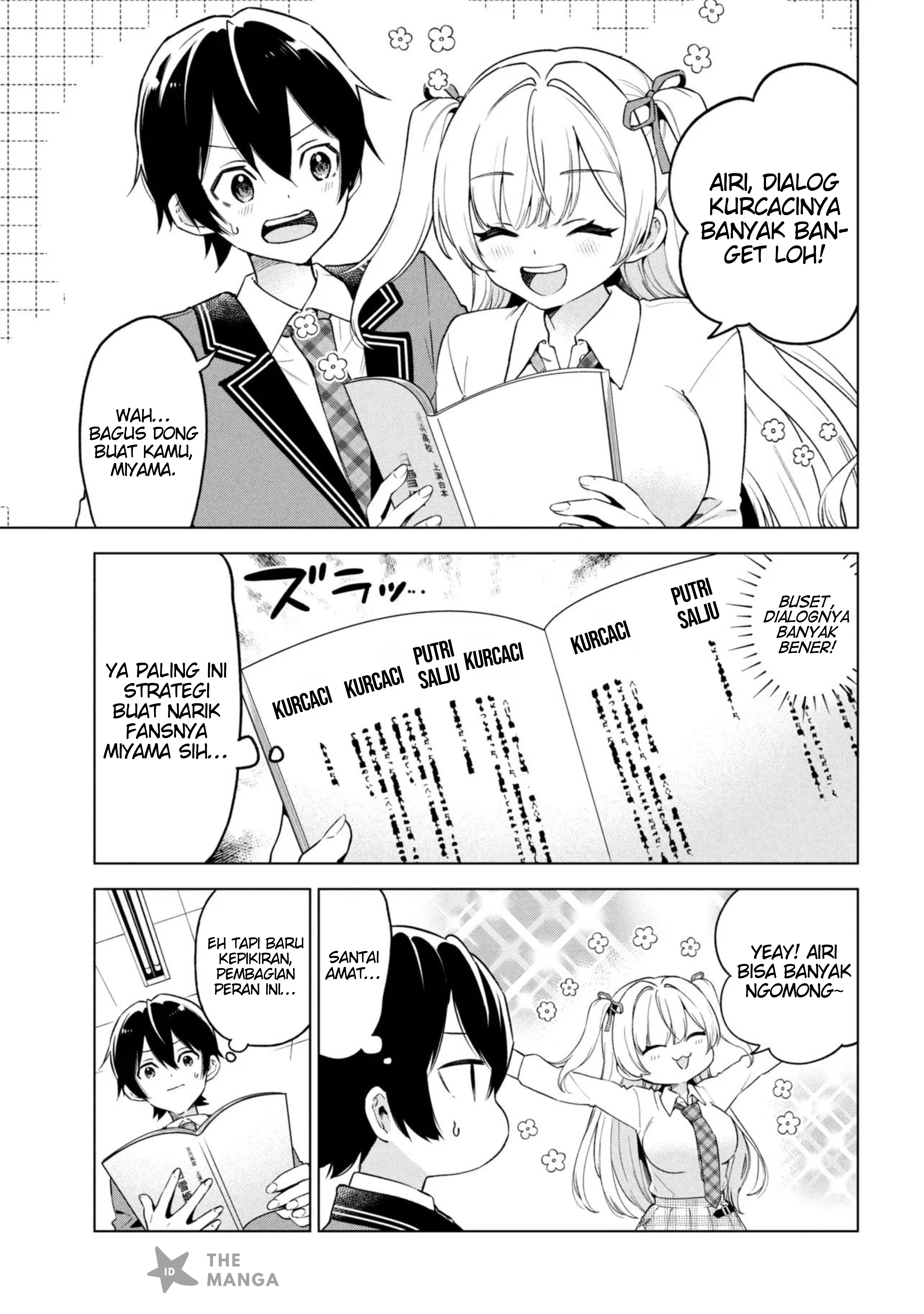 Inkya no Ore ga Sekigae de S-kyuu Bishoujo ni Kakomaretara Himitsu no Kankei ga Hajimatta. Chapter 9 - halaman 16