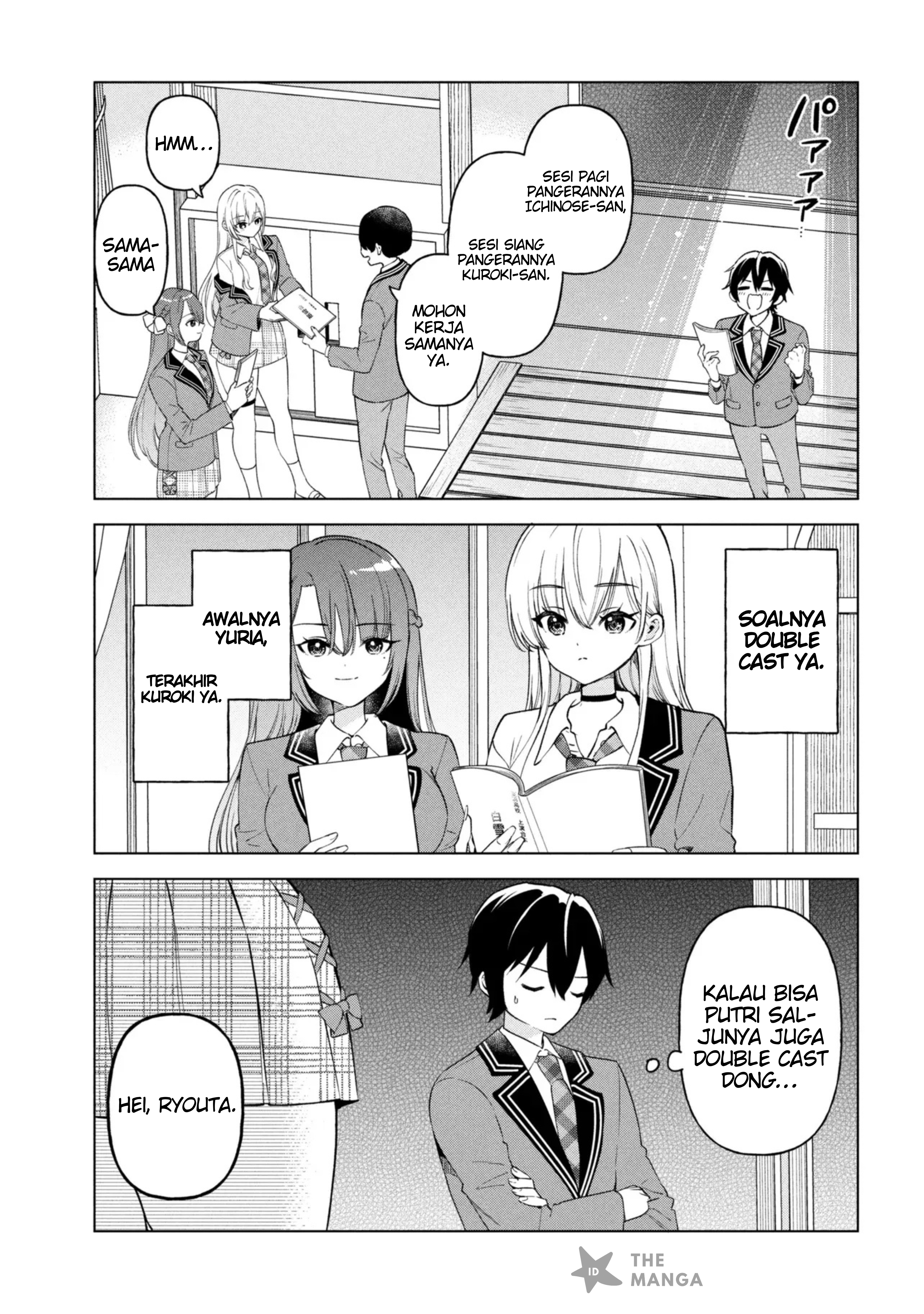 Inkya no Ore ga Sekigae de S-kyuu Bishoujo ni Kakomaretara Himitsu no Kankei ga Hajimatta. Chapter 9 - halaman 18
