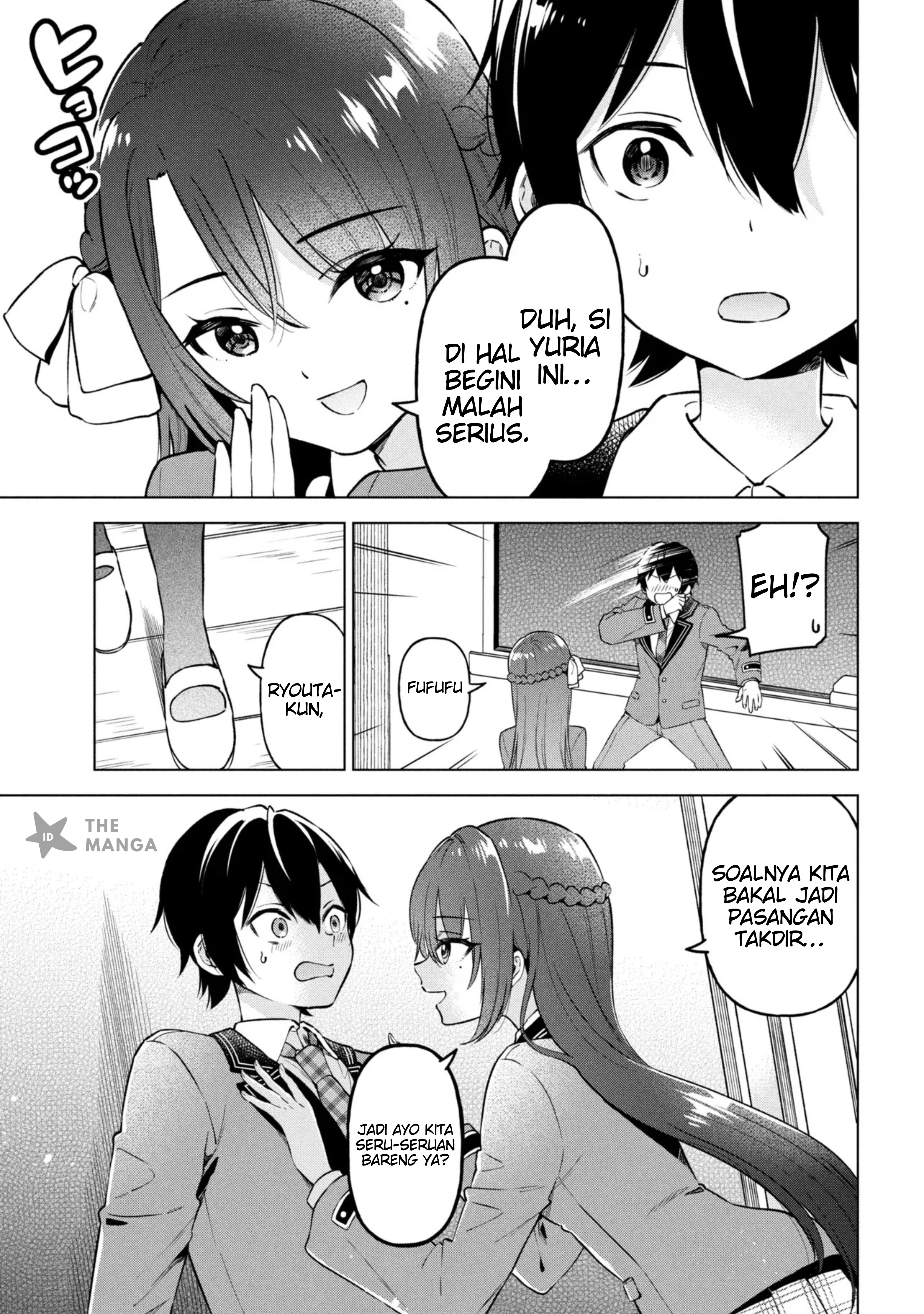 Inkya no Ore ga Sekigae de S-kyuu Bishoujo ni Kakomaretara Himitsu no Kankei ga Hajimatta. Chapter 9 - halaman 20