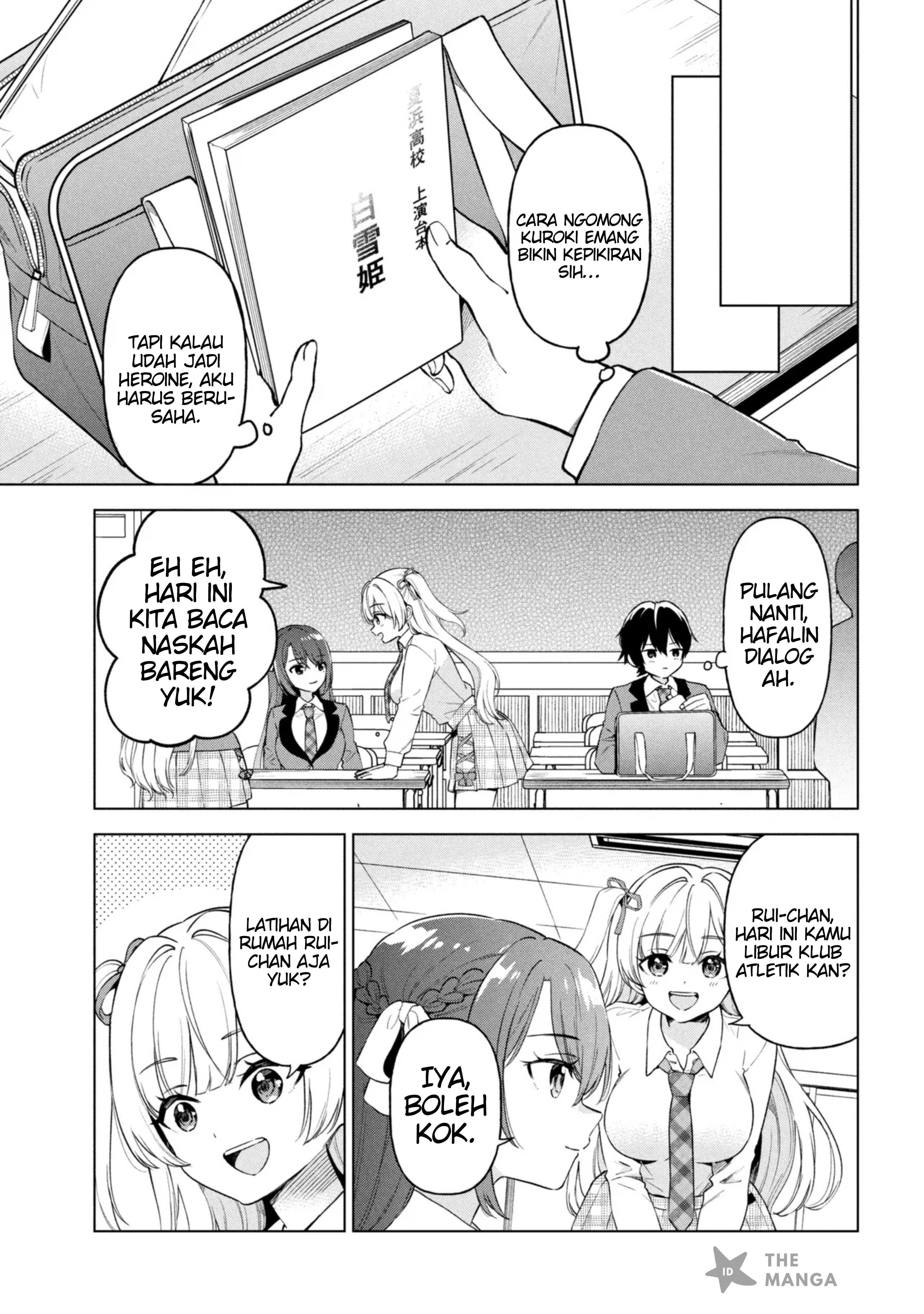 Inkya no Ore ga Sekigae de S-kyuu Bishoujo ni Kakomaretara Himitsu no Kankei ga Hajimatta. Chapter 9 - halaman 22