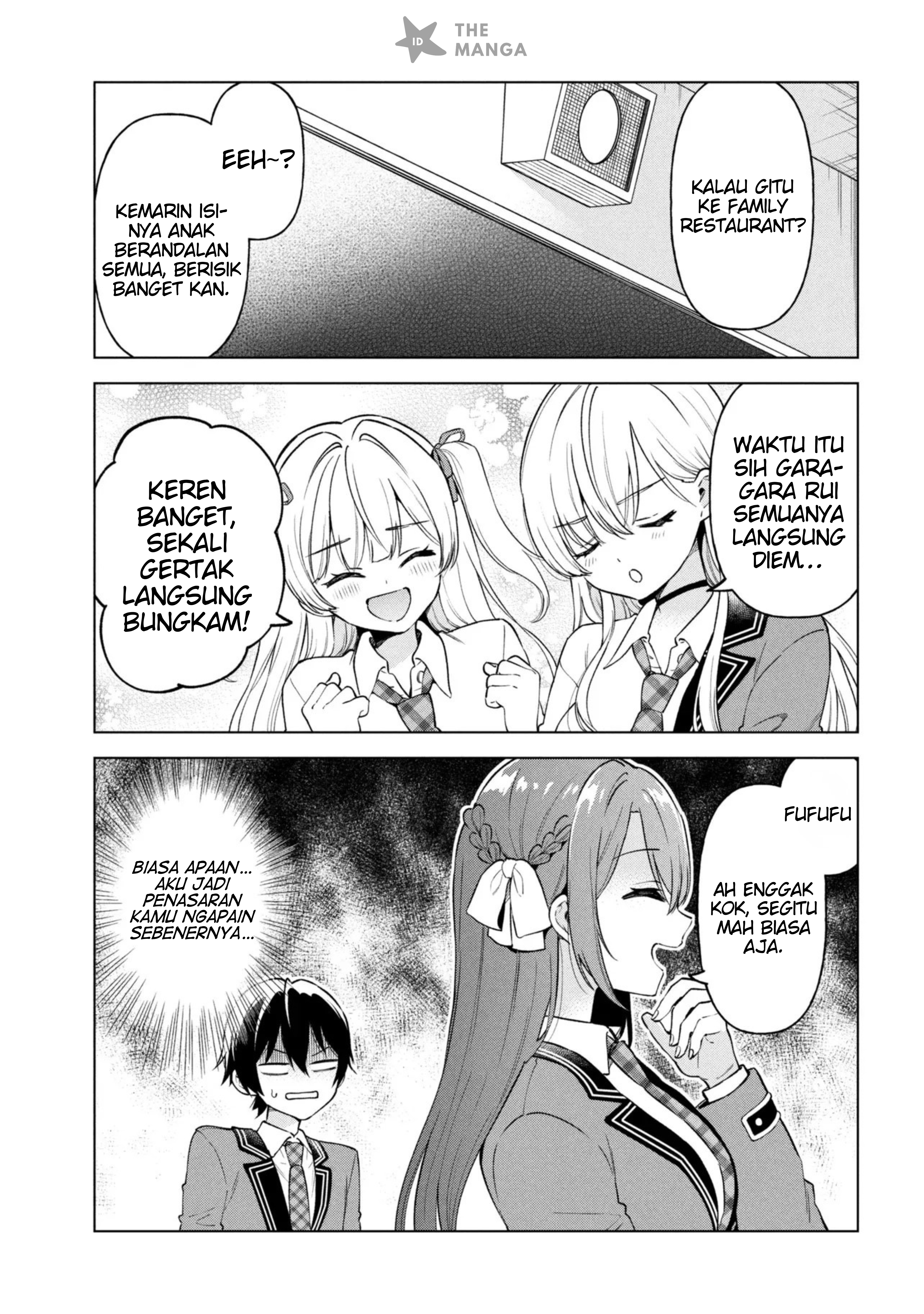 Inkya no Ore ga Sekigae de S-kyuu Bishoujo ni Kakomaretara Himitsu no Kankei ga Hajimatta. Chapter 9 - halaman 24
